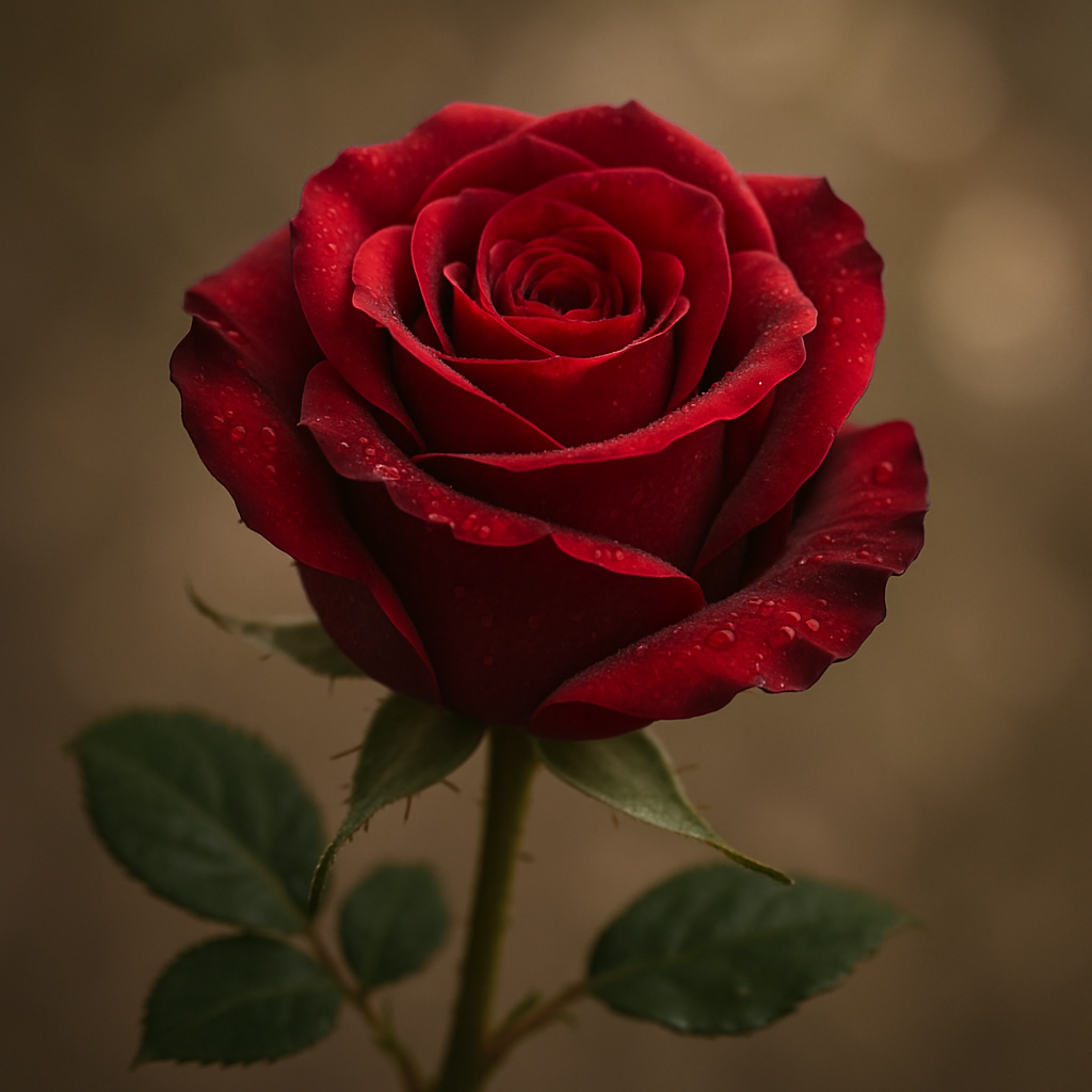 beautiful red rose