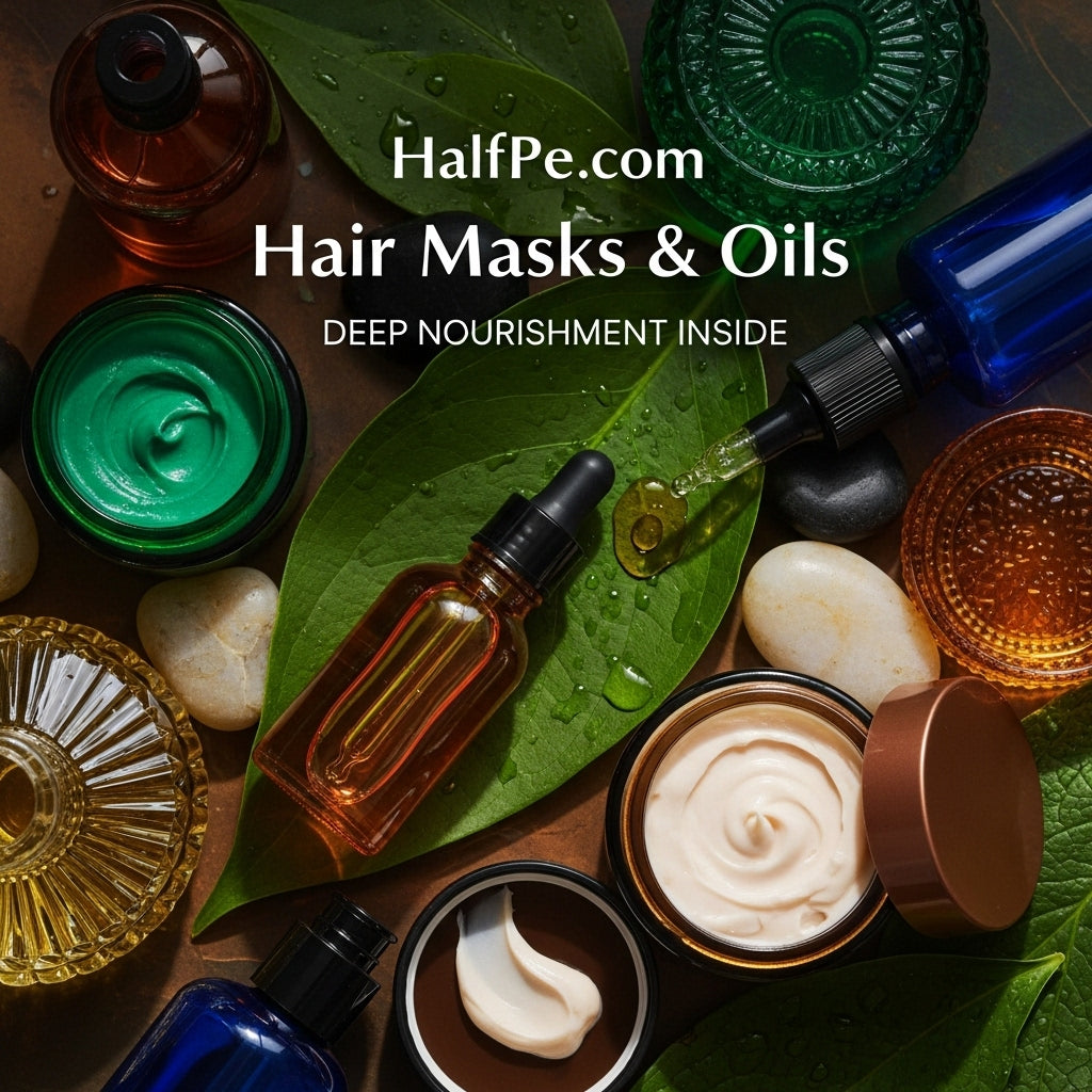 Hair masks and oils
