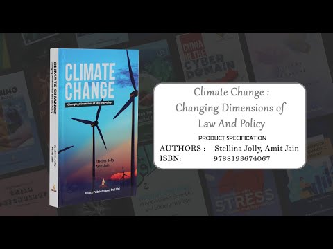 CLIMATE CHANGE : CHANGING DIMENSIONS OF LAW AND POLICY Prints Publications