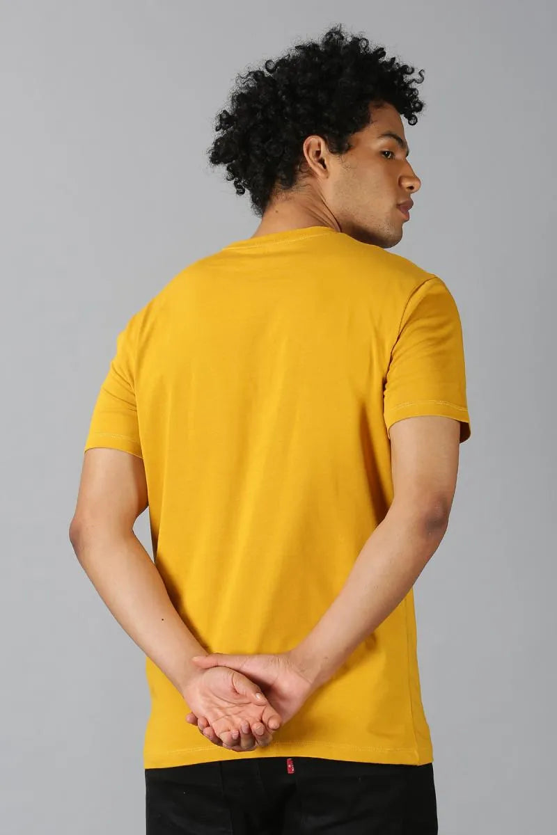 Men's Graphic Print T-shirt - URGEAR - Yellow