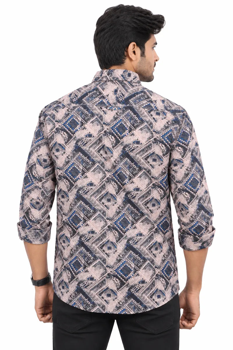 Men's Cotton Printed Shirt