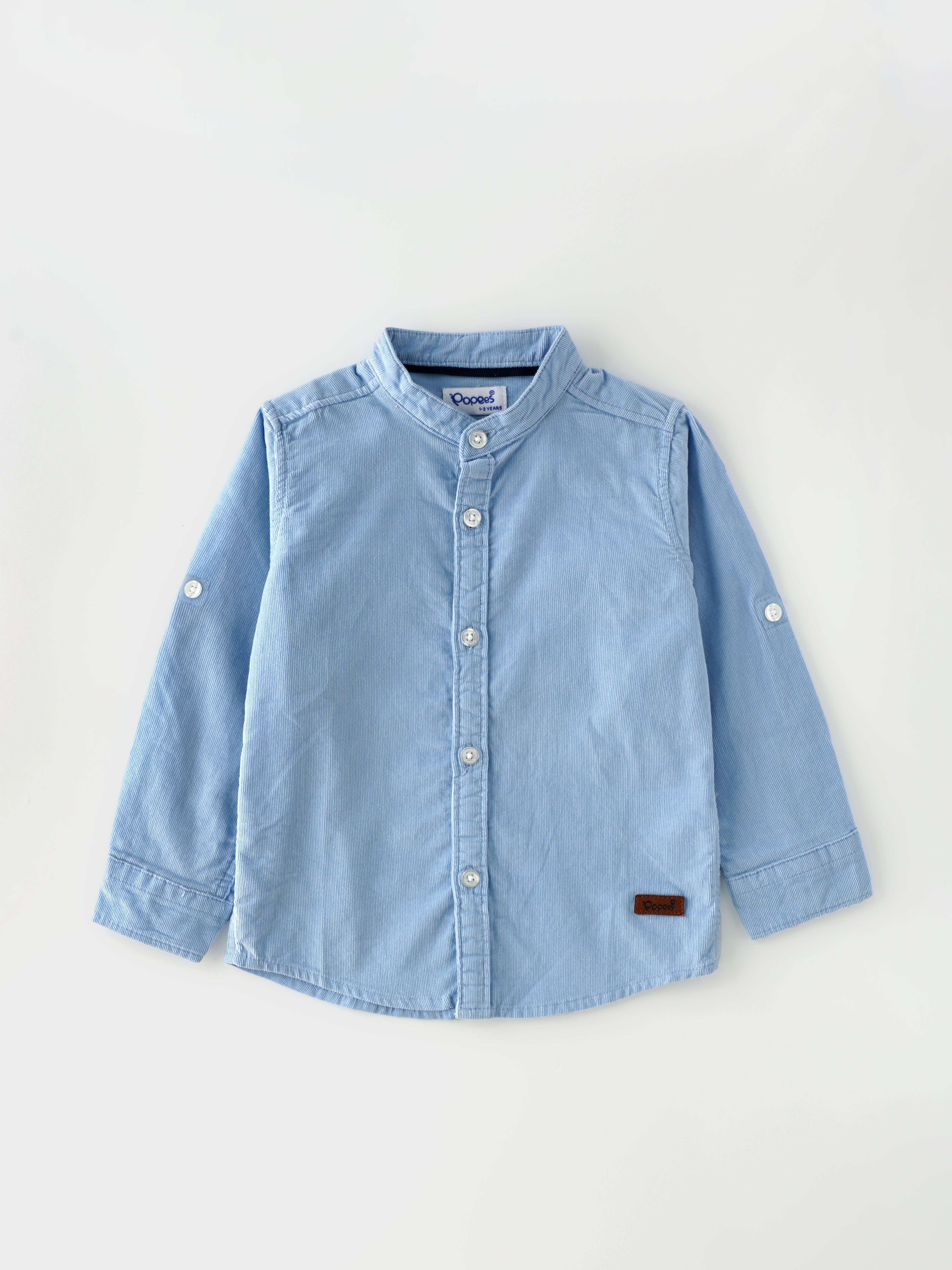 Popees Trendy & Skin-friendly Full Sleeve Corduroy Shirt (1-8 Years) for Boys - Image 1