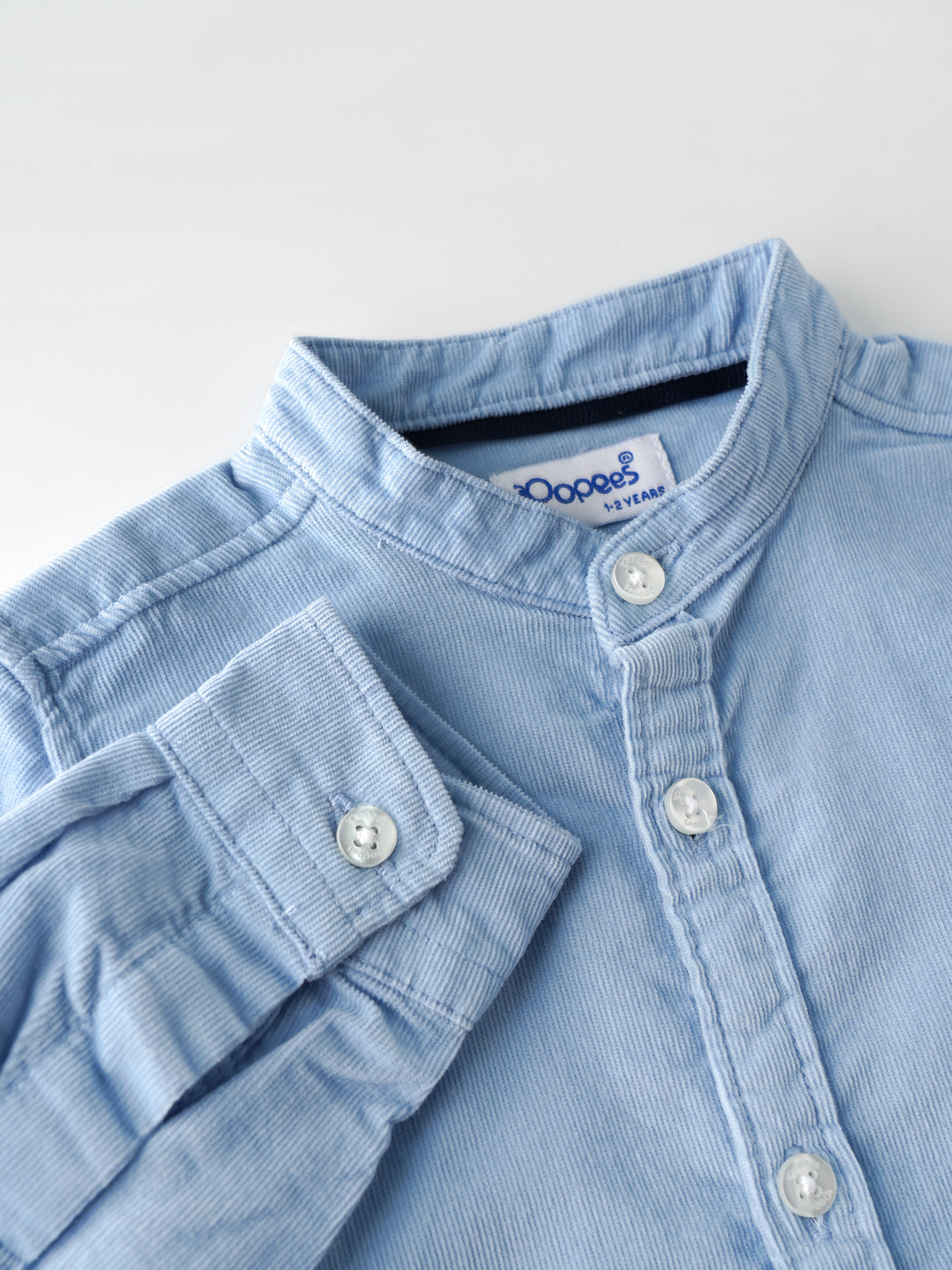 Popees Trendy & Skin-friendly Full Sleeve Corduroy Shirt (1-8 Years) for Boys - Image 3
