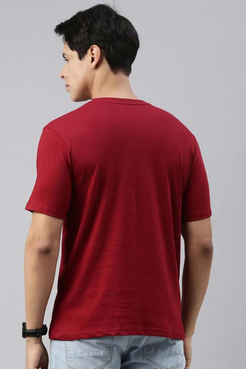 Cotton Graphic Print T-shirt for Men - Recast (Style cot003228)