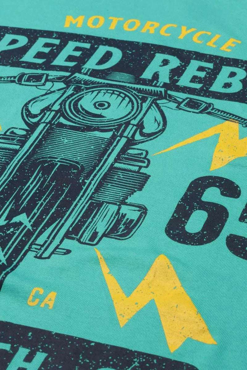 Men's Cotton Graphic Print T-shirt - Recast (Style cot003229)