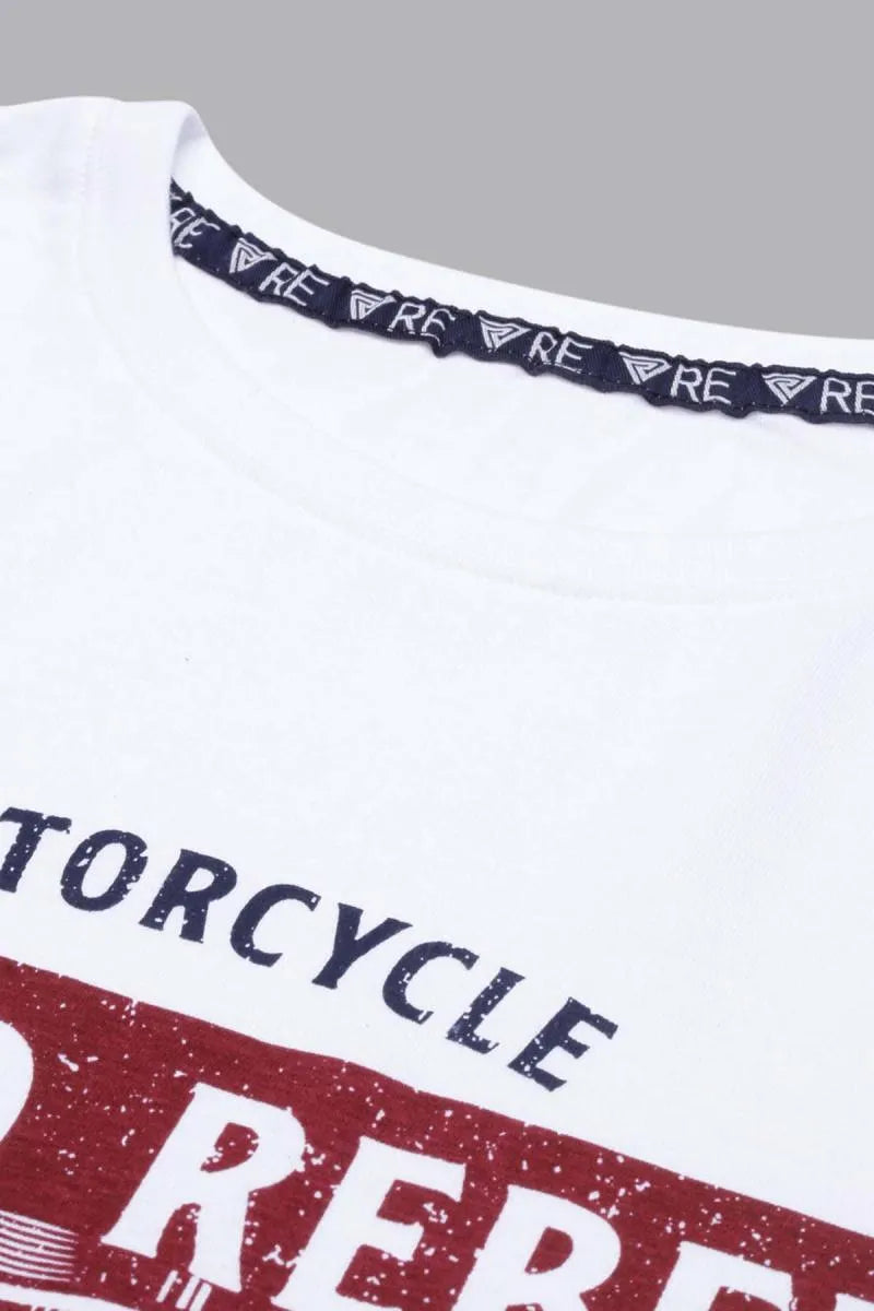 Men's Cotton Graphic Print T-shirt - Recast (Style cot003229)