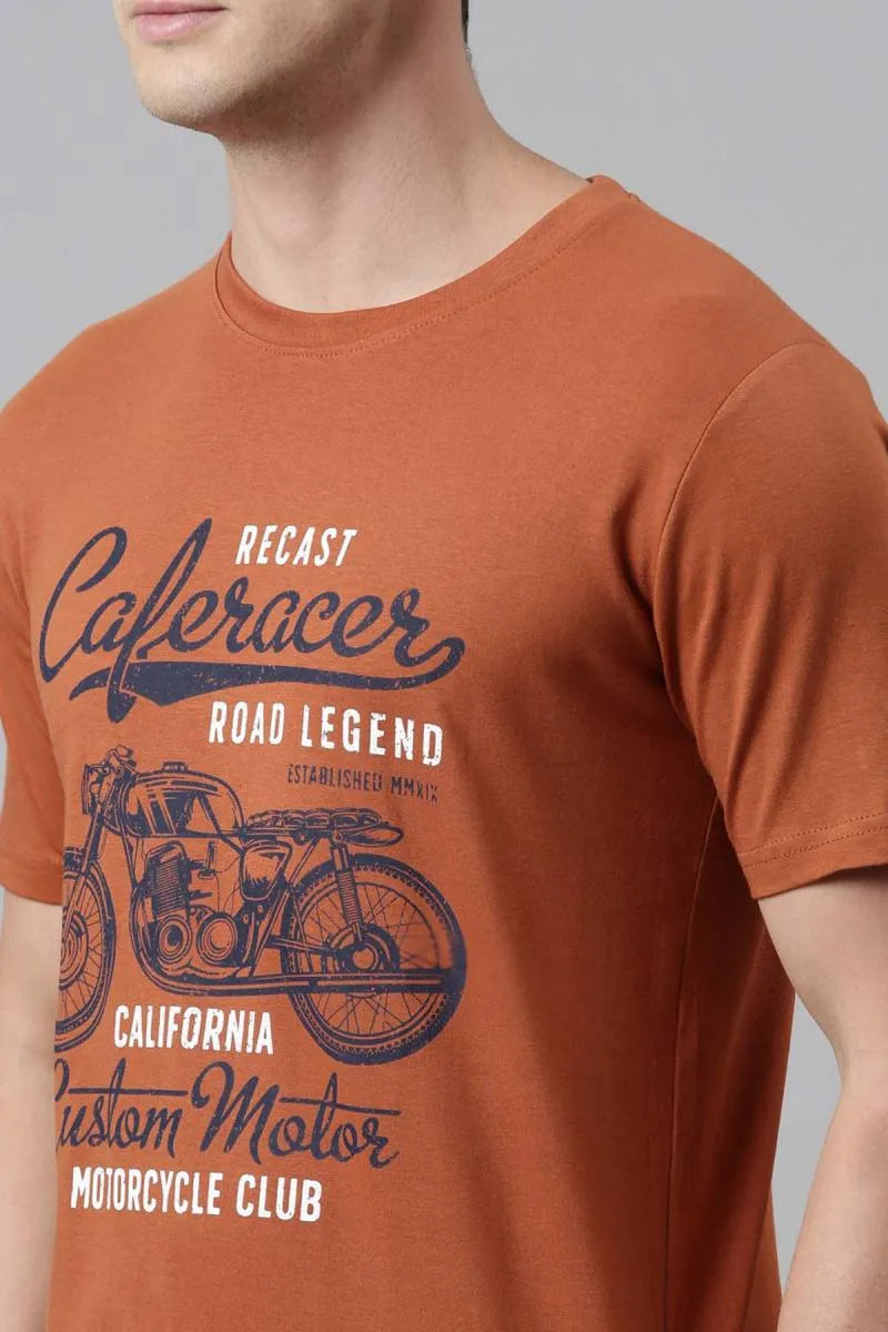 Men's Graphic Print T-shirt - Recast