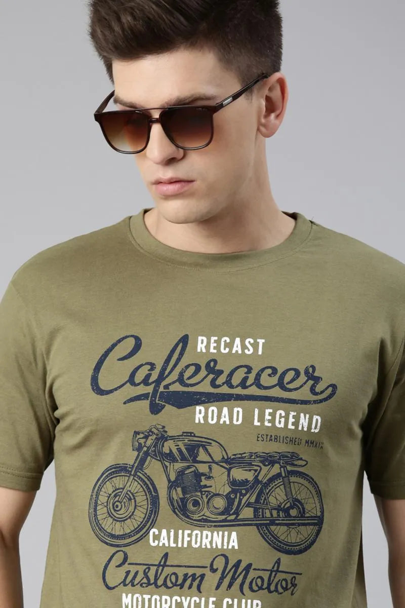 Men's Graphic Print T-shirt - Recast