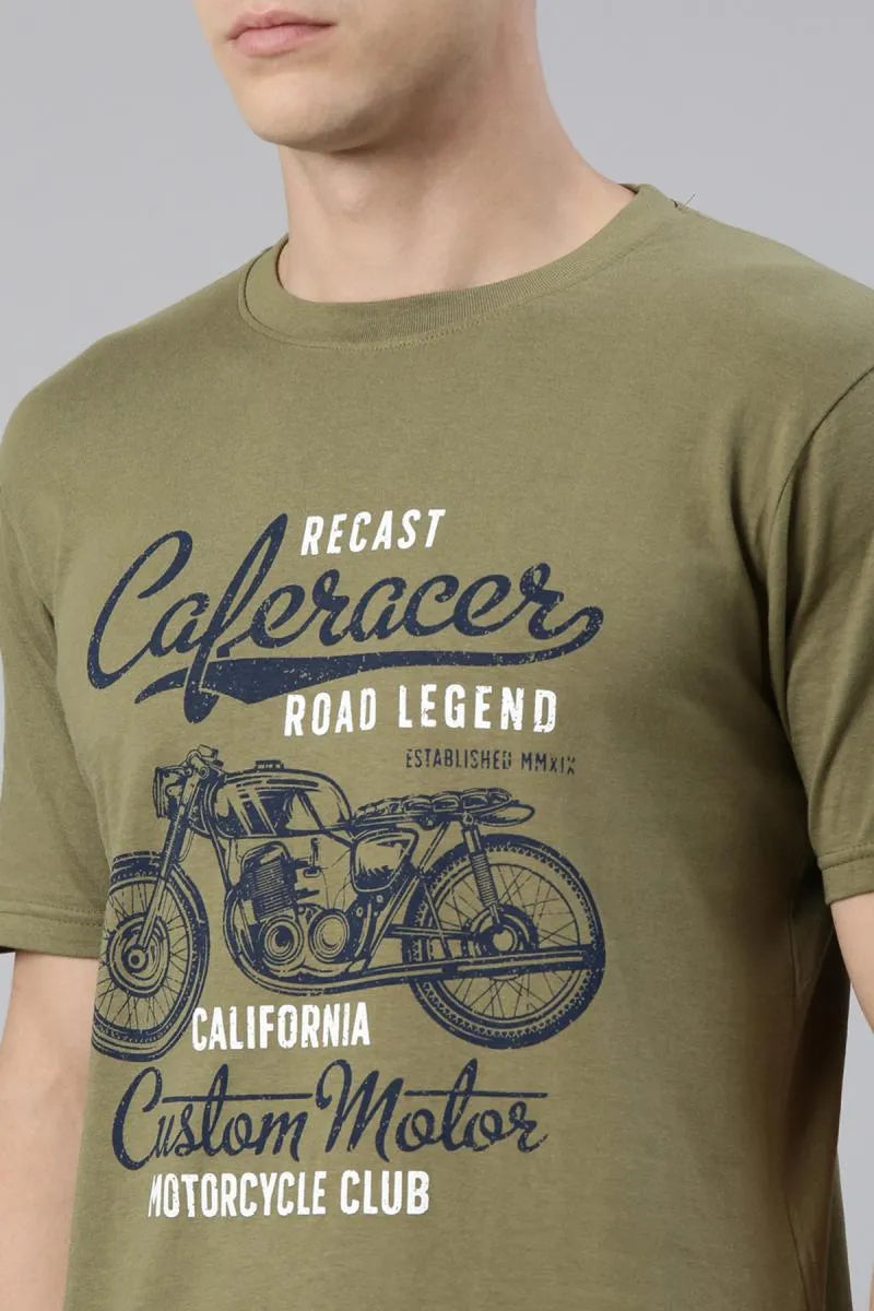 Men's Graphic Print T-shirt - Recast