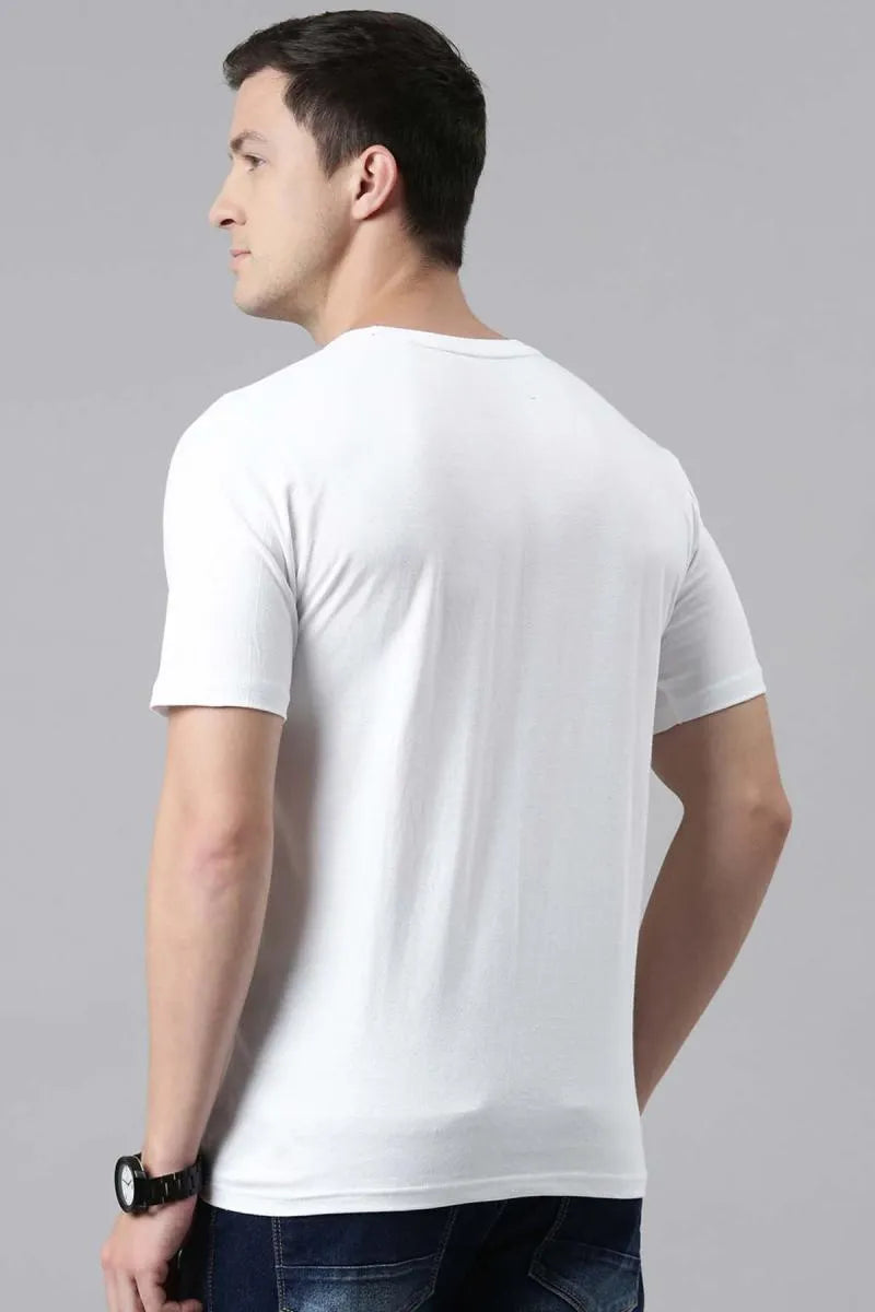 Cotton Graphic Print T-shirt for Men - Recast (Style cot003232)