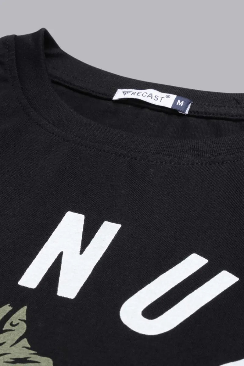 Men's Cotton Graphic Print T-shirt - Recast (Style cot003234)