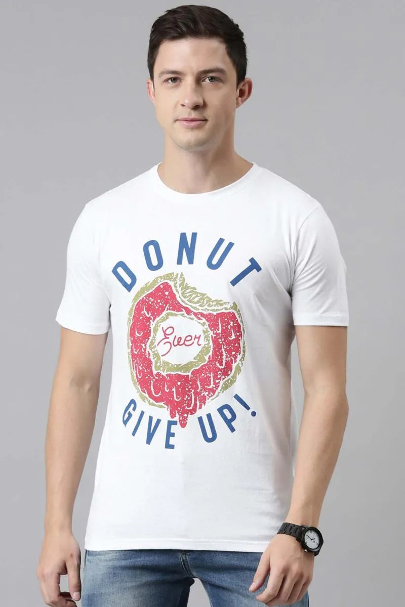 Men's Cotton Graphic Print T-shirt - Recast (Style cot003234)