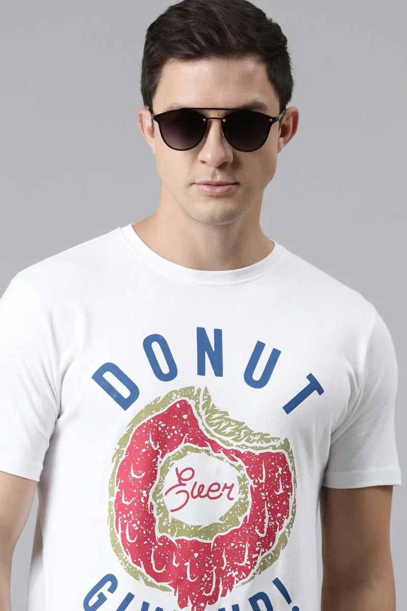 Men's Cotton Graphic Print T-shirt - Recast (Style cot003234)