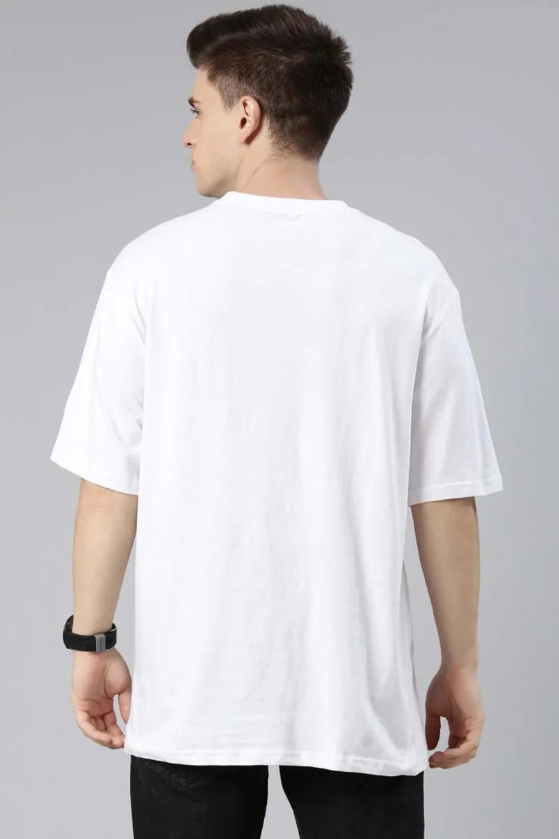 Graphic Print Oversized T-shirt for Men
