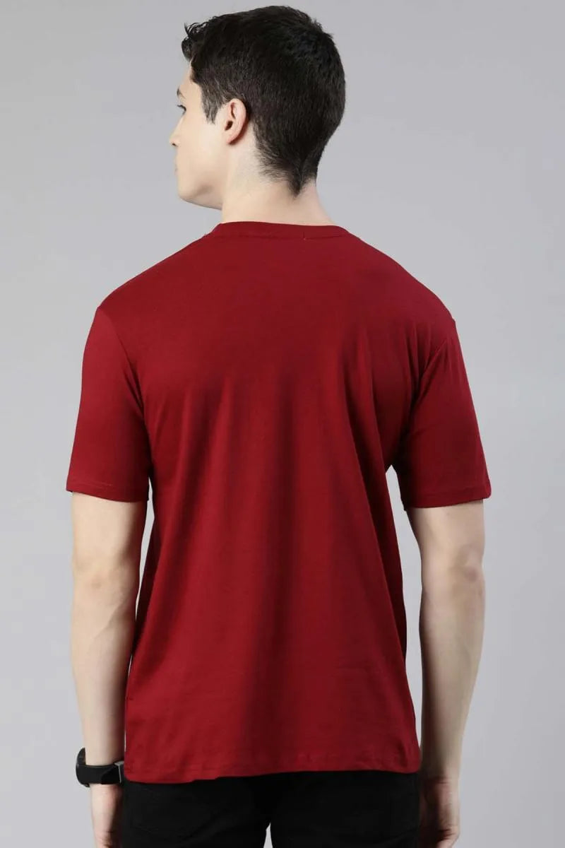 Cotton Graphic Print T-shirt for Men - Recast (Style cot003240)