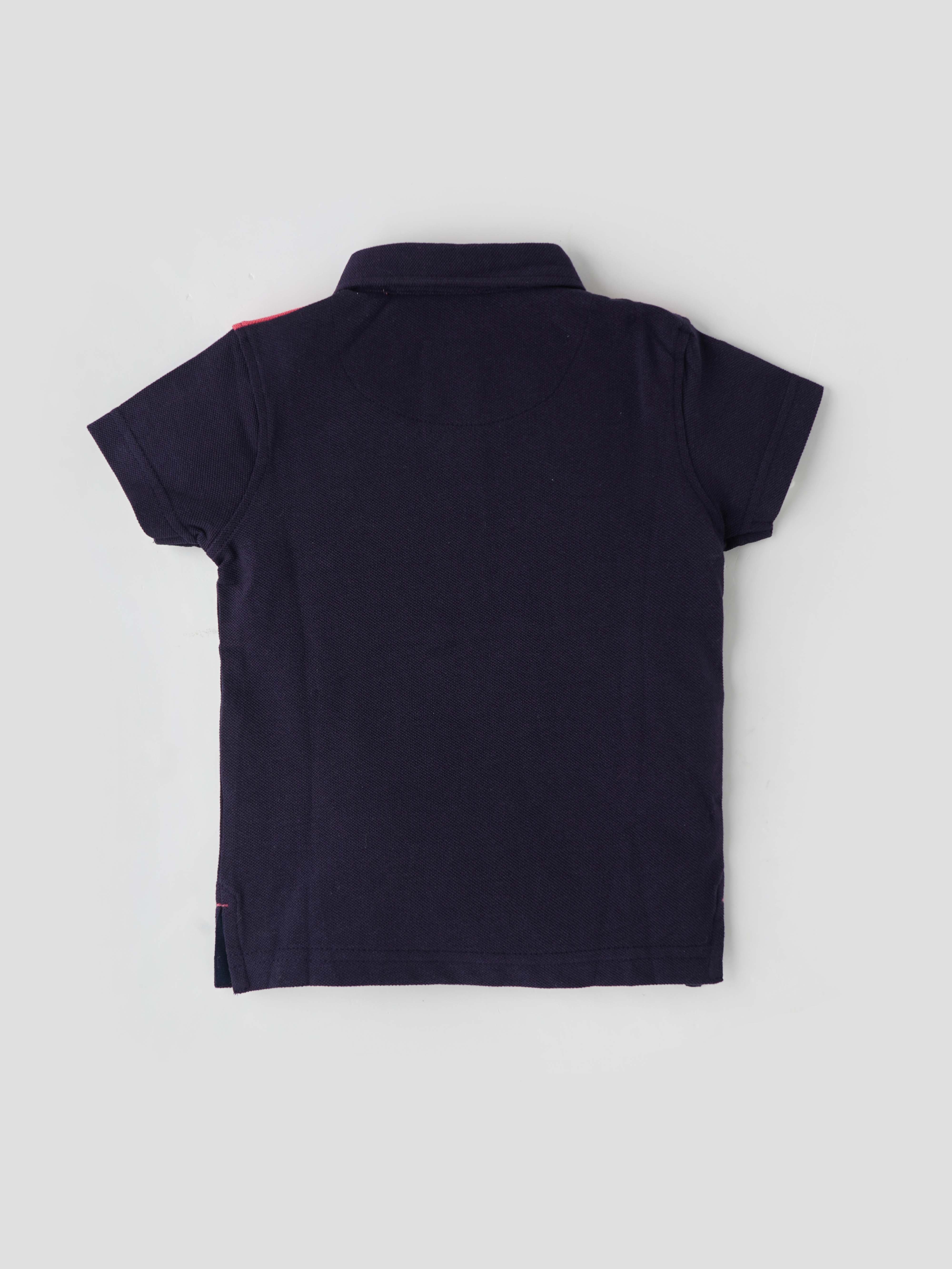 Popees Front Half Open Half Sleeve T Shirt (1-8 Years) for Boys - Image 2
