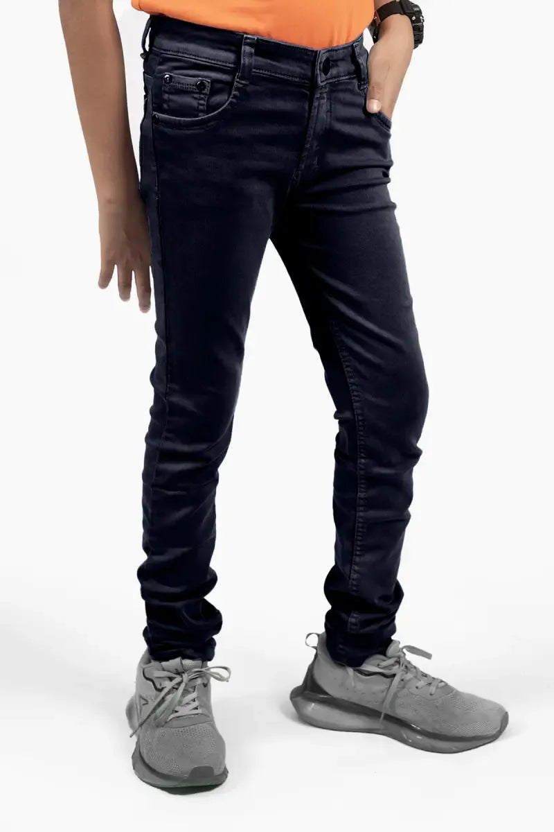 Slim Fit Casual Jeans for Boy - Kiel Blue - View 13