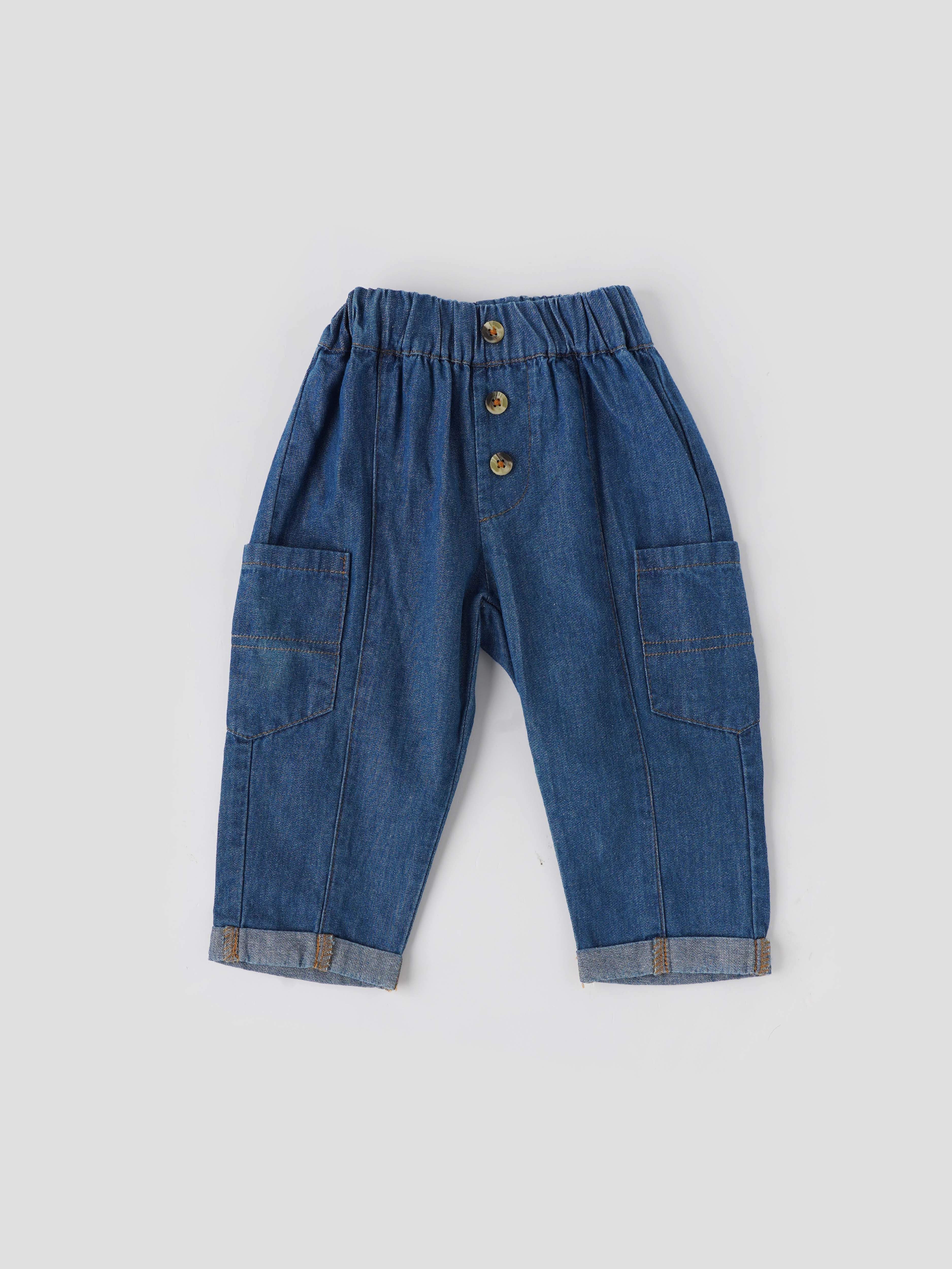 Popees Trendy Denim Pants (3-36 Months) for Girls - Image 1