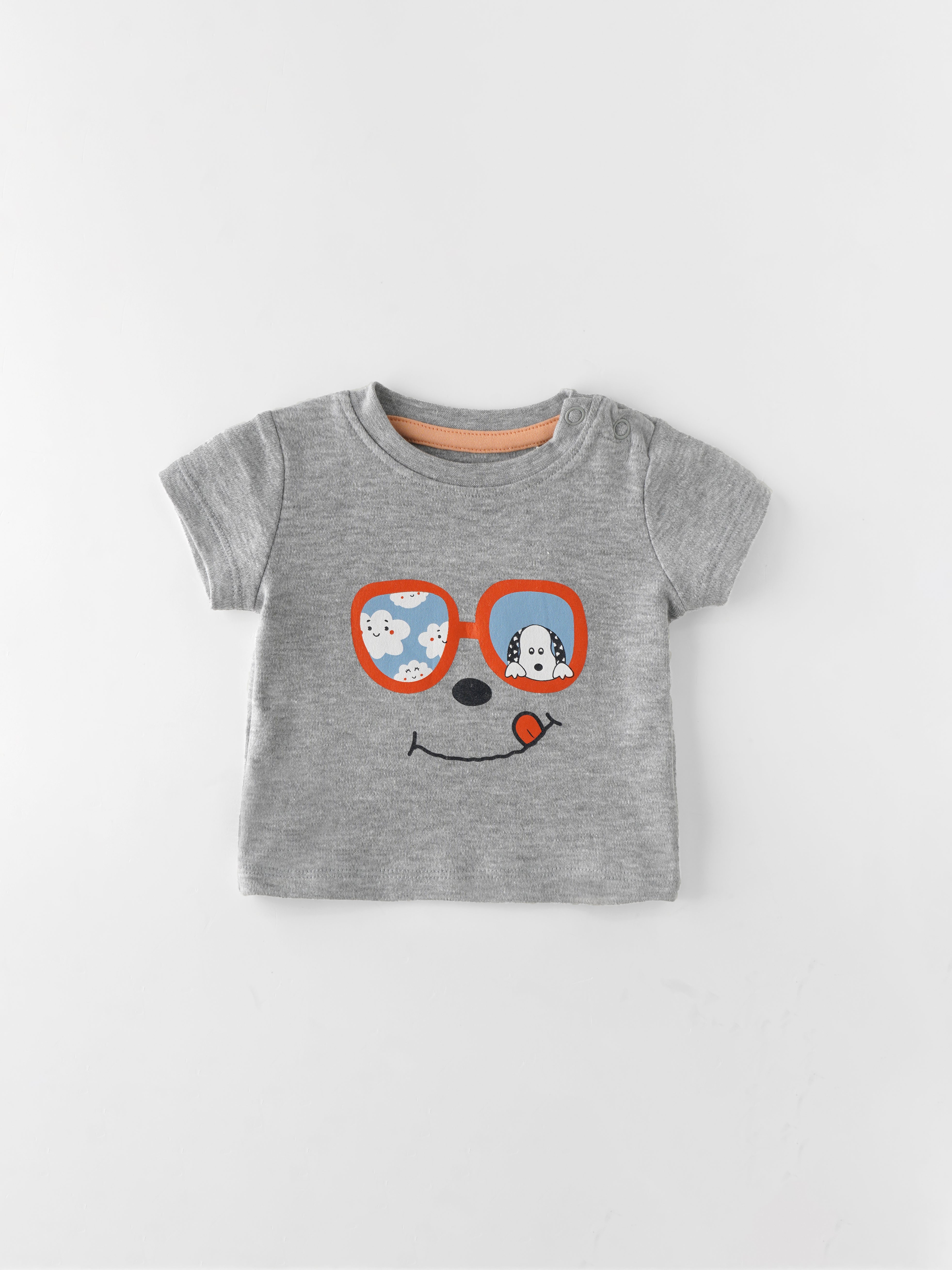 Popees Skin-friendly & Comfy T-Shirt (0-9 Months) for Boys - Image 1