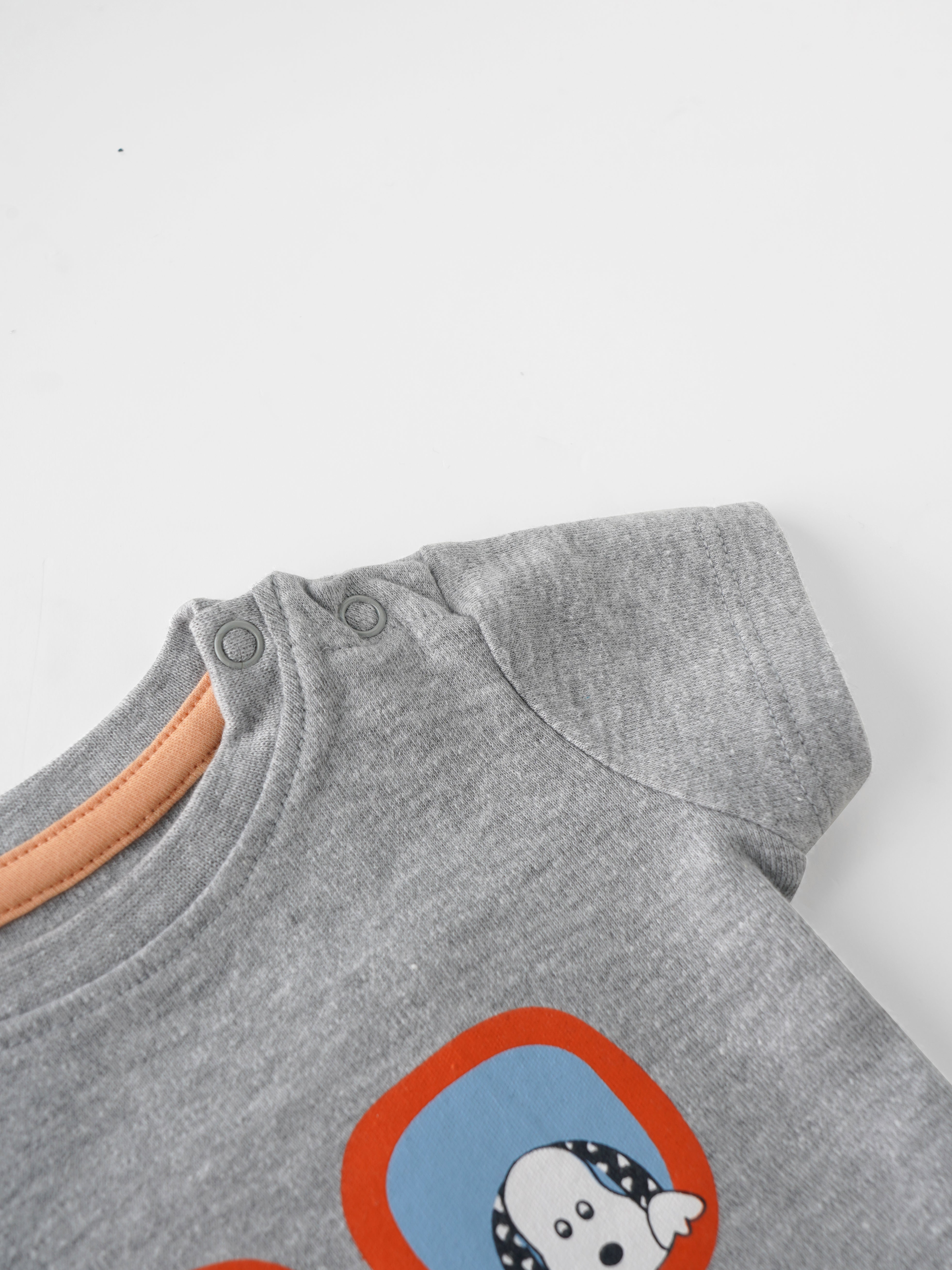 Popees Skin-friendly & Comfy T-Shirt (0-9 Months) for Boys - Image 3