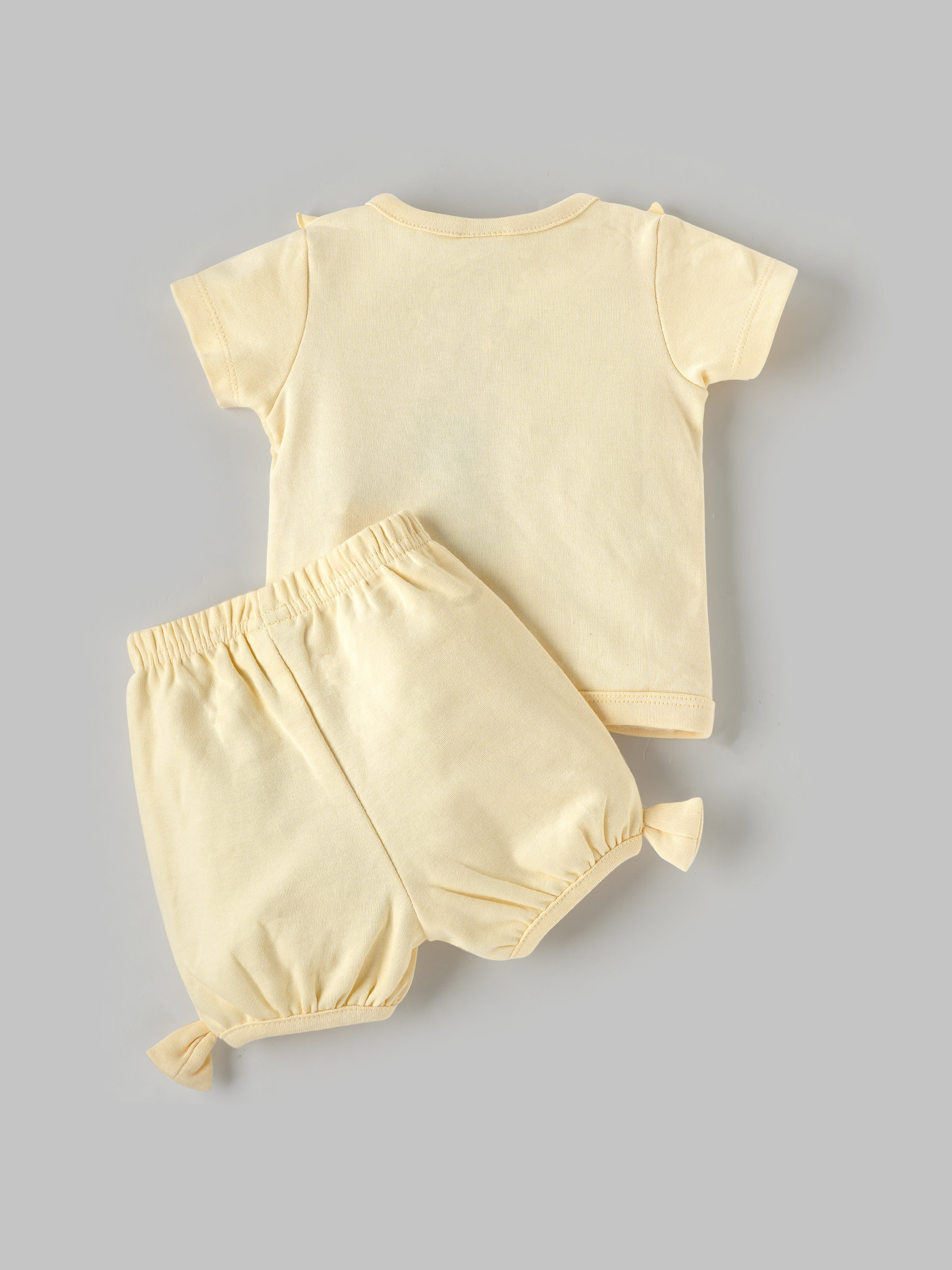 Popees Half Sleeve Front Open (0–24 Months) Embroidered Cord Set for Girls - Image 2