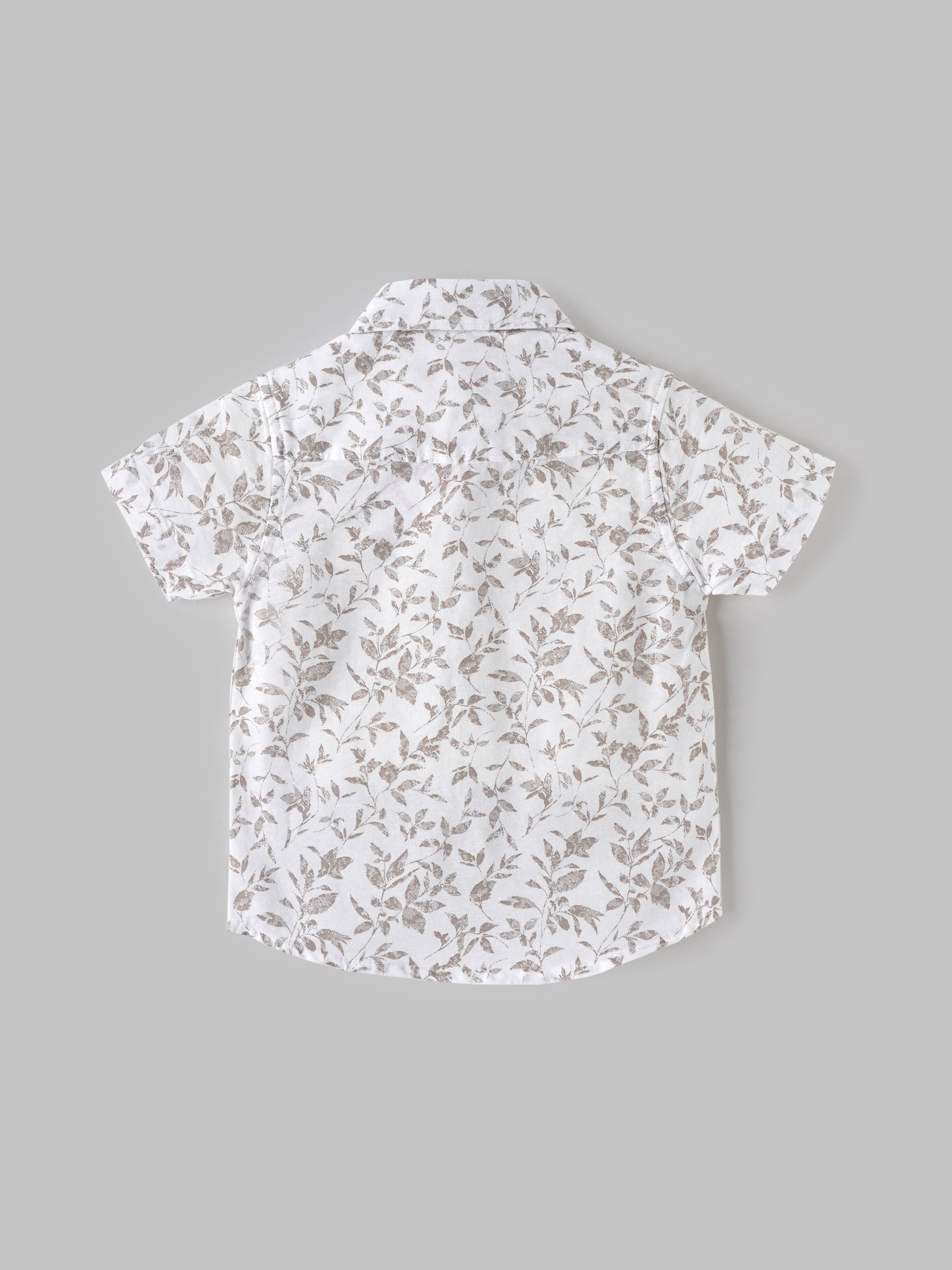 Popees Trendy All-Over Printed Half Sleeve Shirt (3-36 Months) for Boys - Image 2