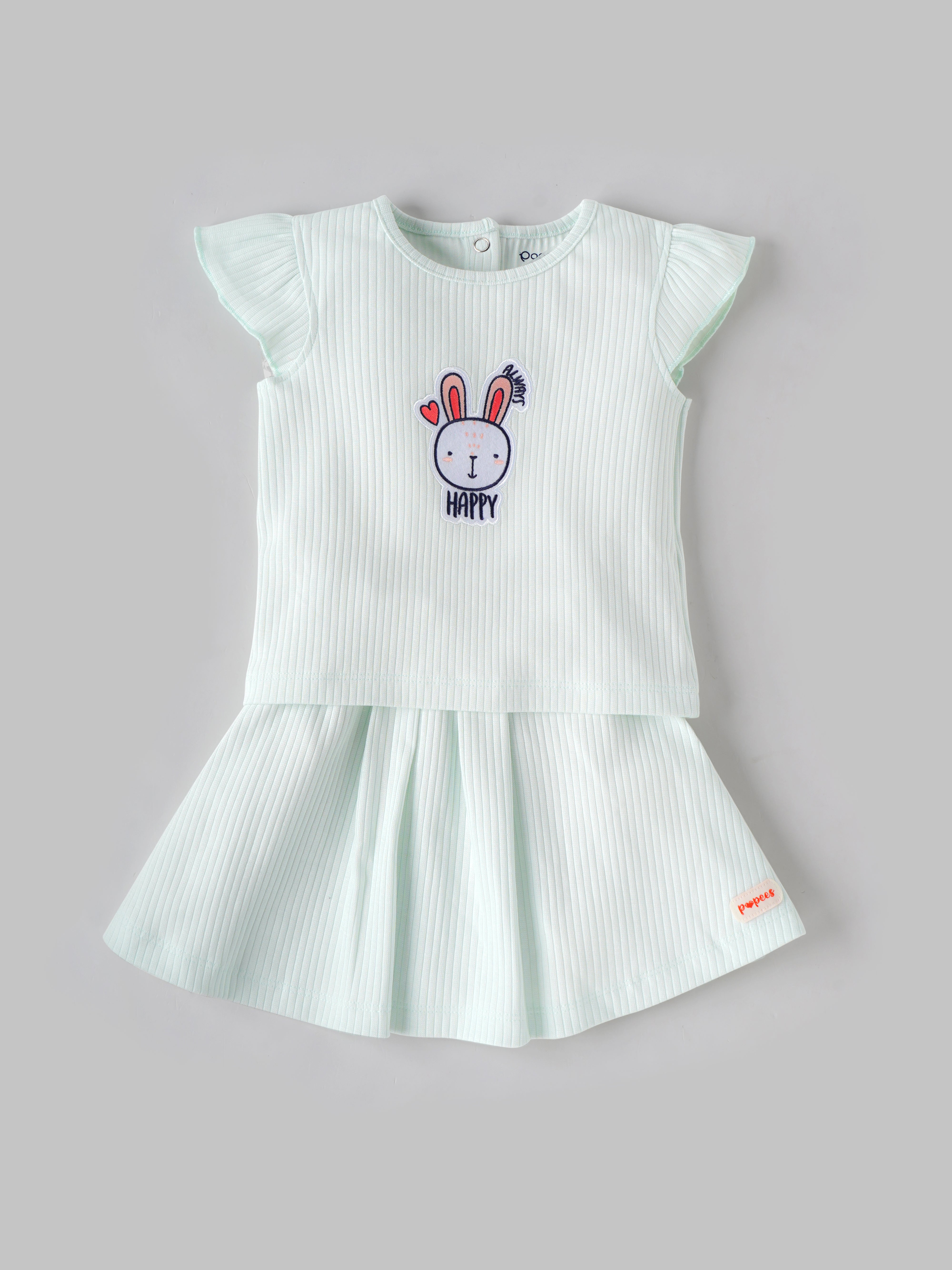 Popees Stylish Chest Printed Dress (3-24 Months) for Girls - Image 1
