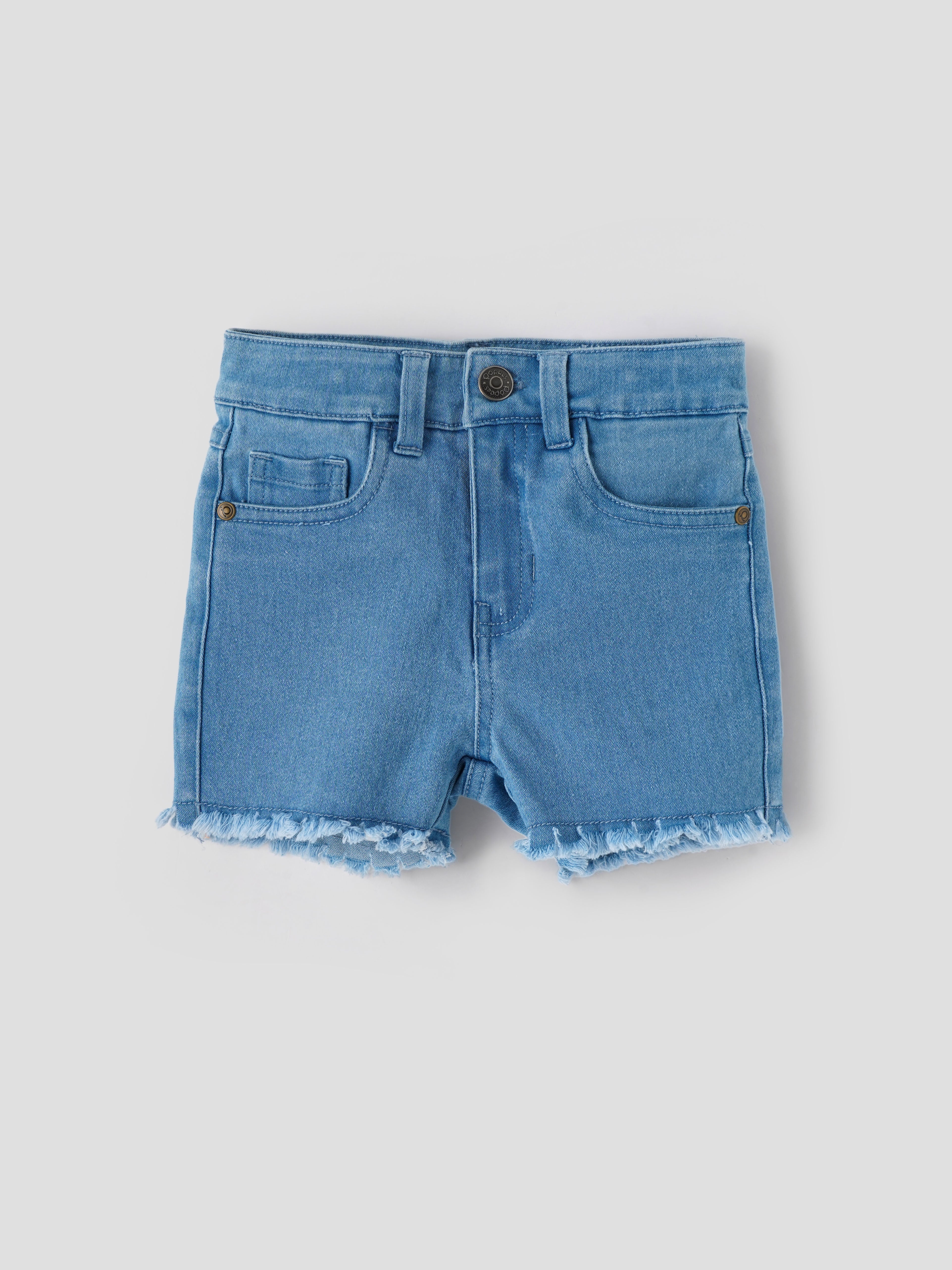 Popees Stylish Front Open Shorts (1-8 Years) for Girls - Image 1