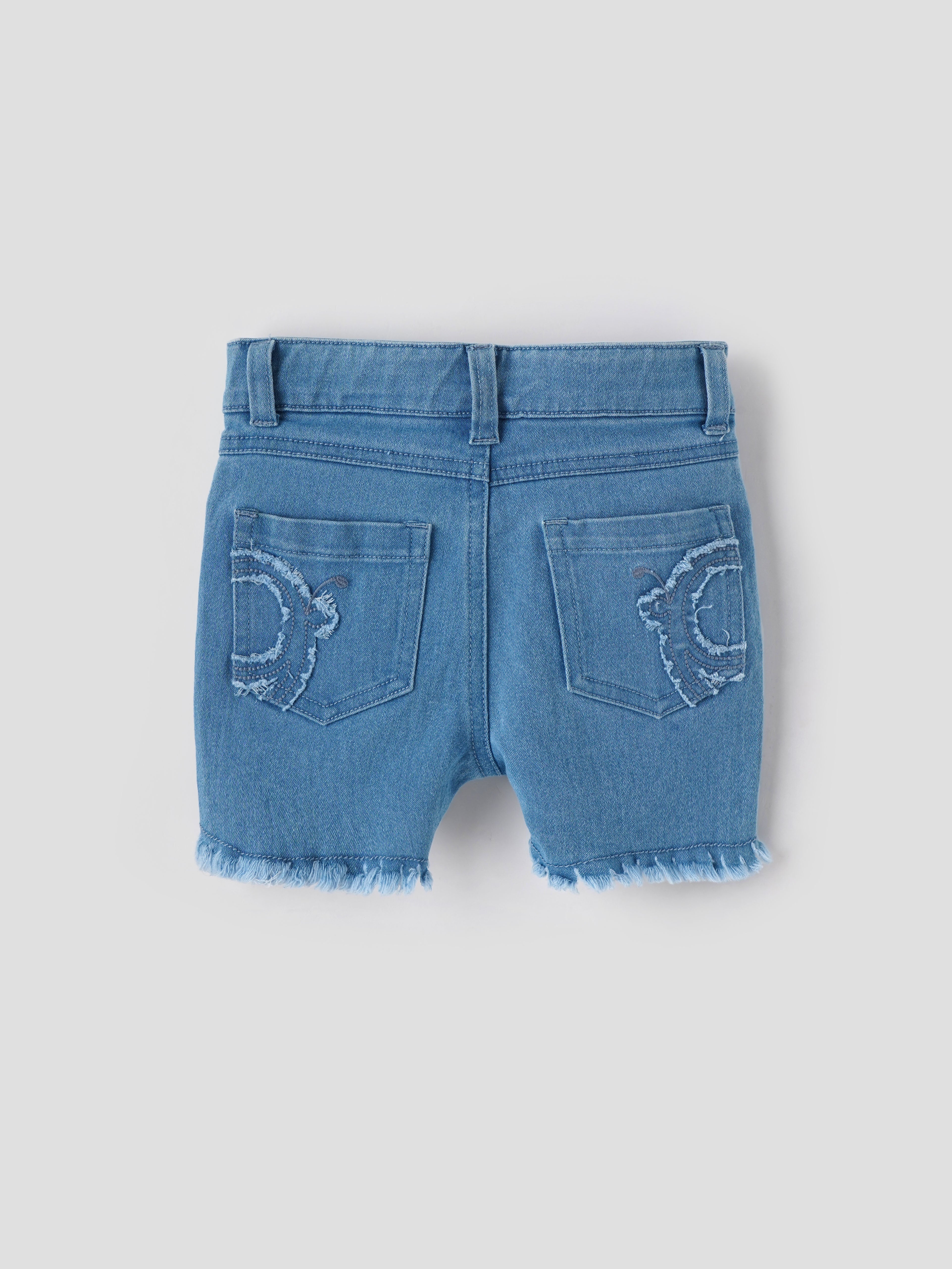 Popees Stylish Front Open Shorts (1-8 Years) for Girls - Image 2