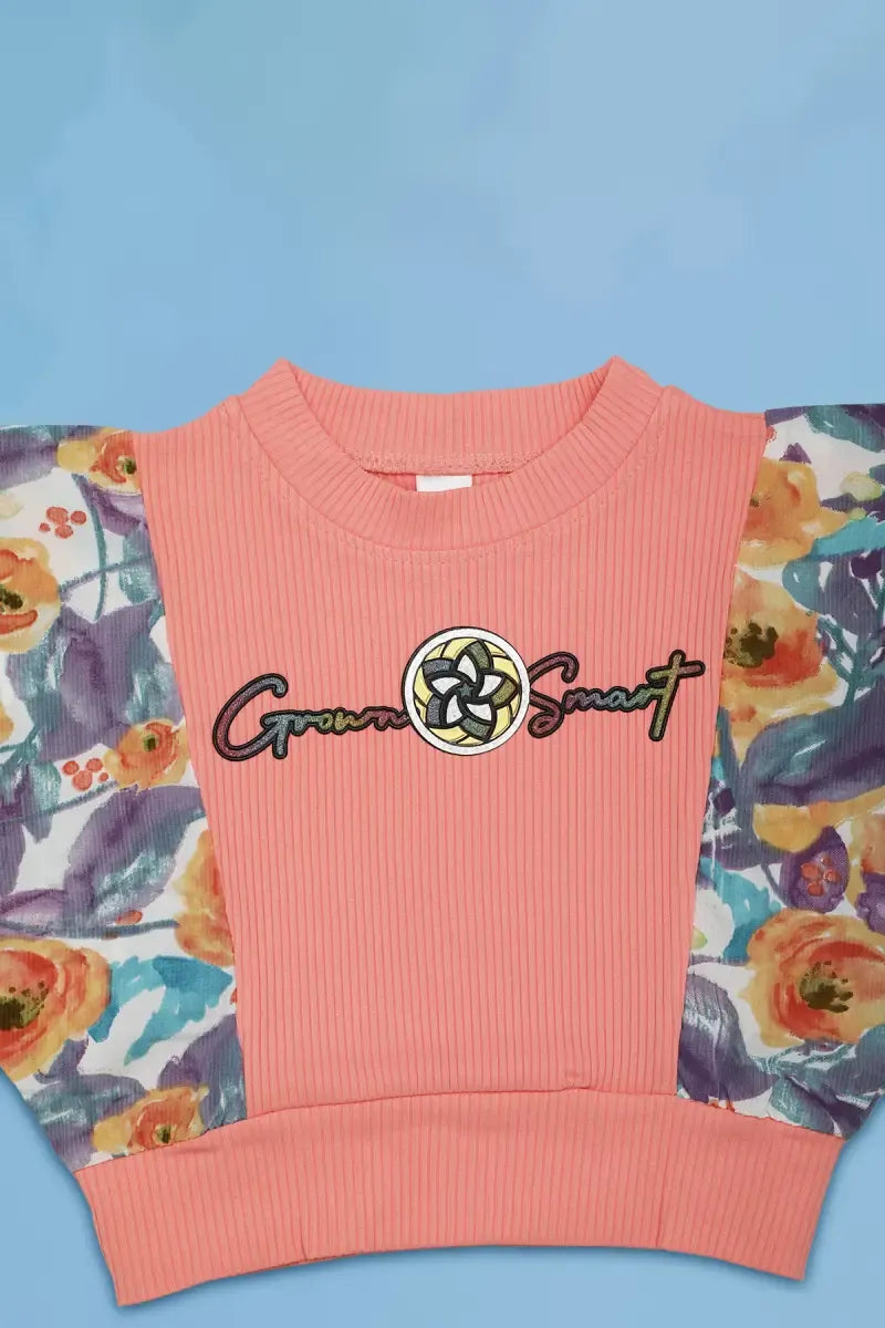 Baby Girl's Printed Top - Peach - View 11