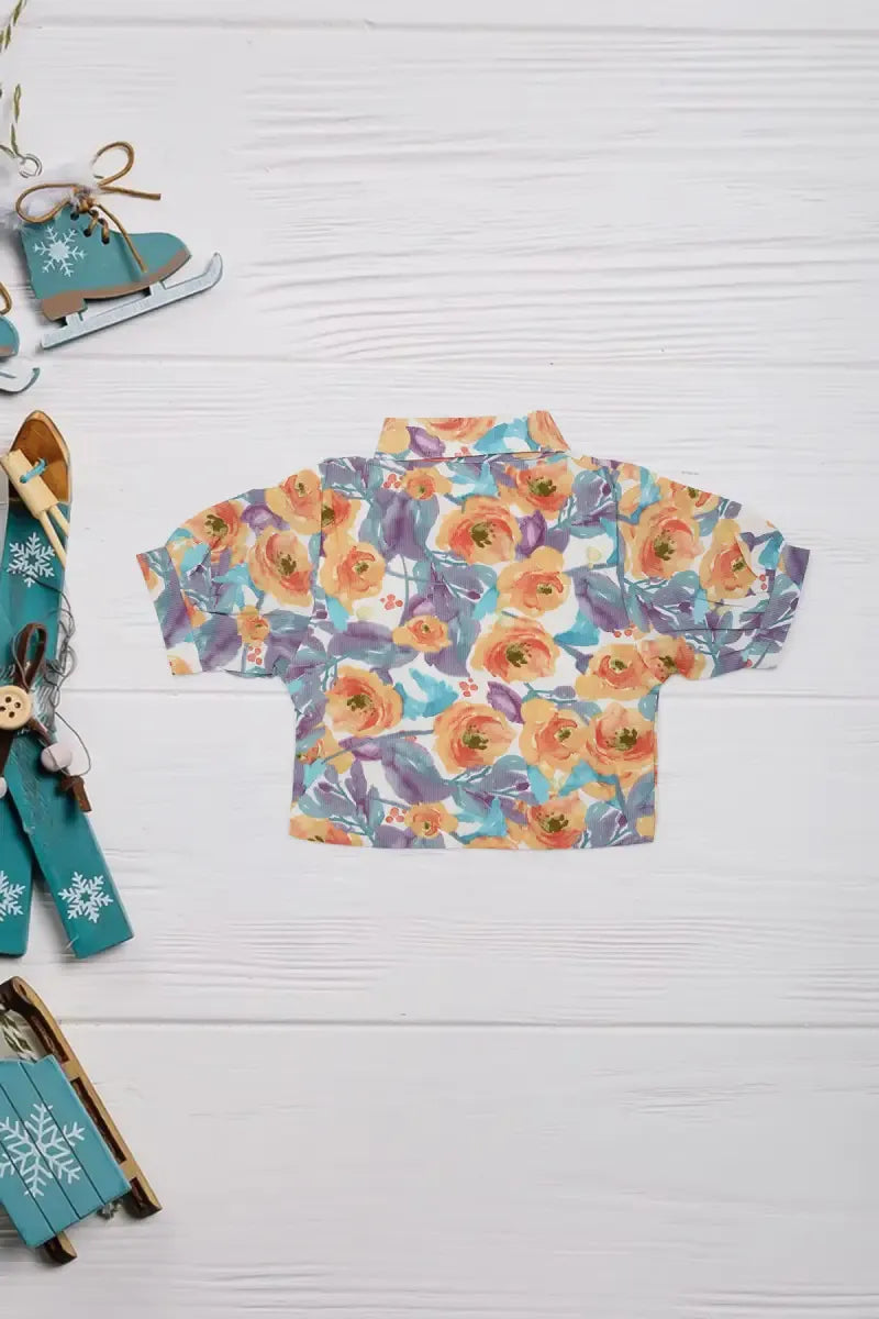 Printed Top for Baby Girl - Multicolor - View 2