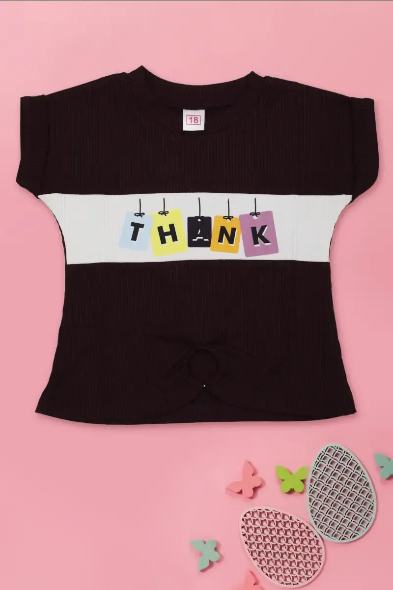 Baby Girl's Printed T-Shirt - Wine - View 4