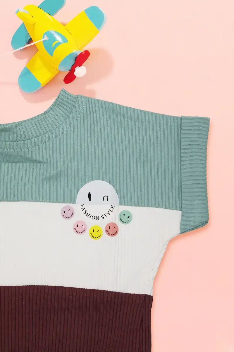 Corduroy Printed Top for Baby Girl - Grey & Mauve - View 6