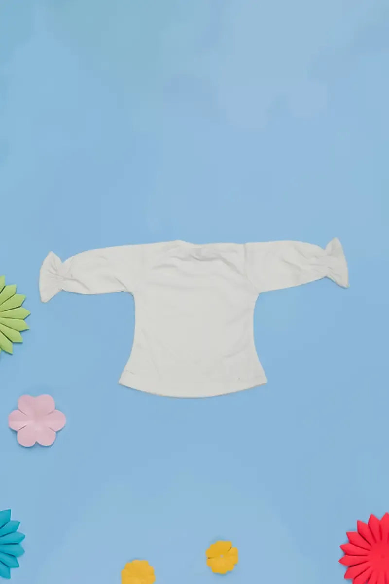 T-Shirt with Pinafore for Baby Girl - Blue - View 5