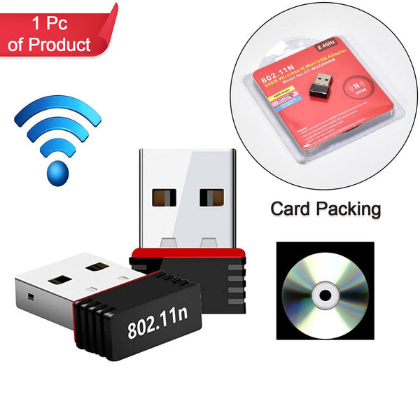 Wi-fi Receiver Wireless Mini Wi-fi Network Adapter With With Driver Cd For Computer Laptop And Etc Device Use