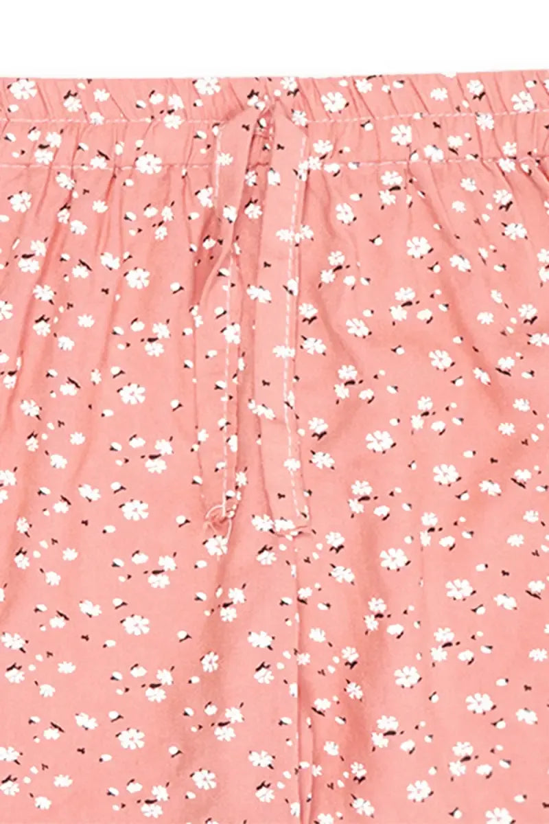Girl's Polyester Printed Shorts - Assorted Print - View 3