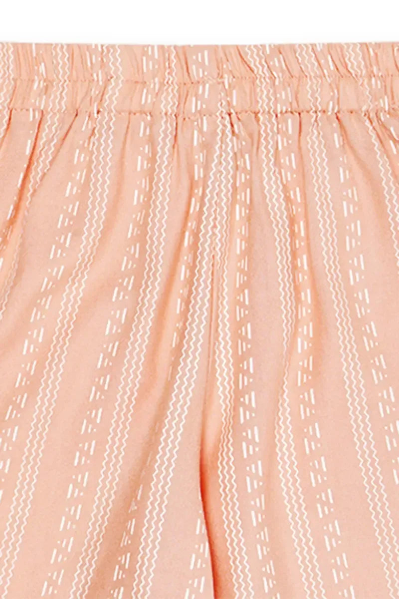 Girl's Polyester Printed Shorts - Assorted Print - View 5
