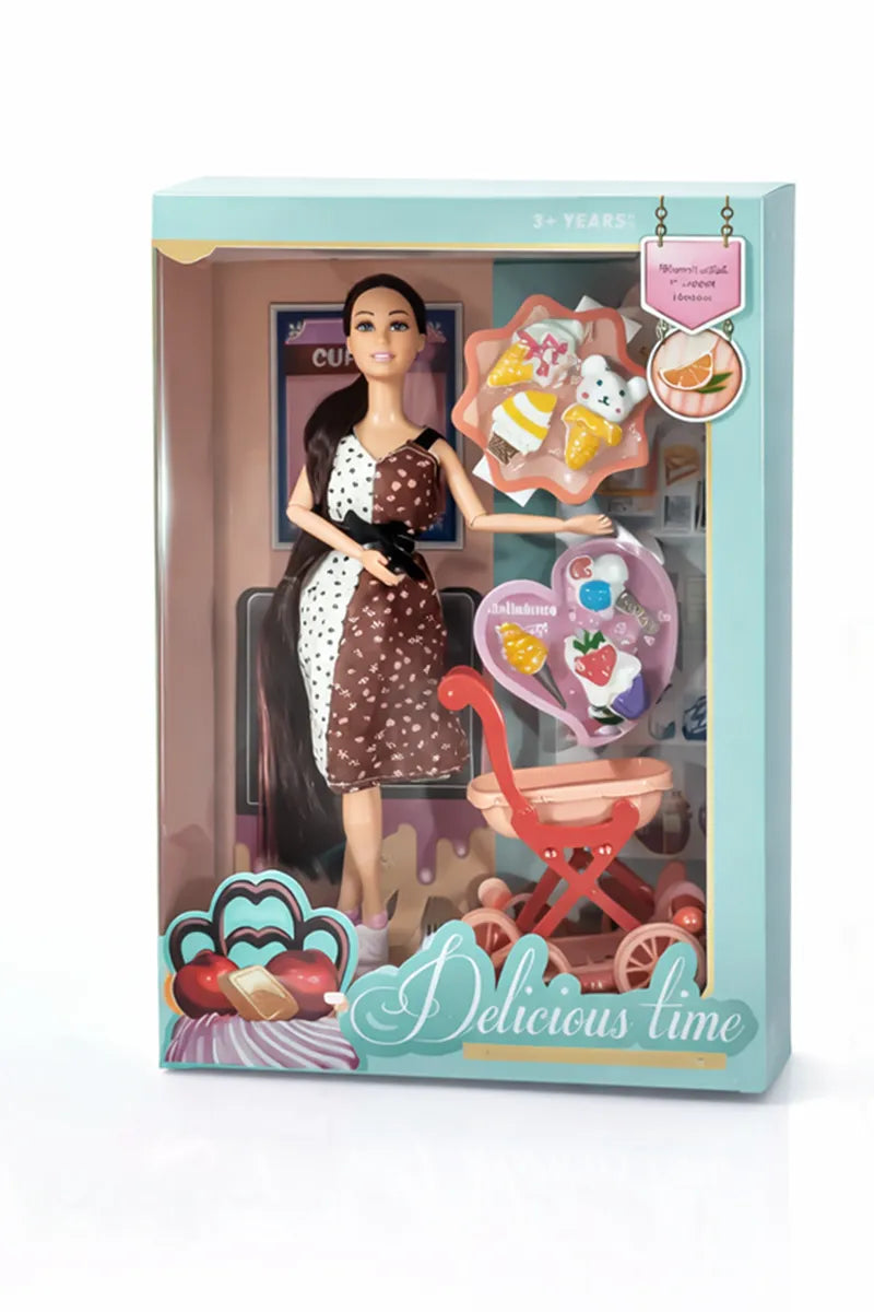 Kiddy Delicious Time Barbie Doll Set