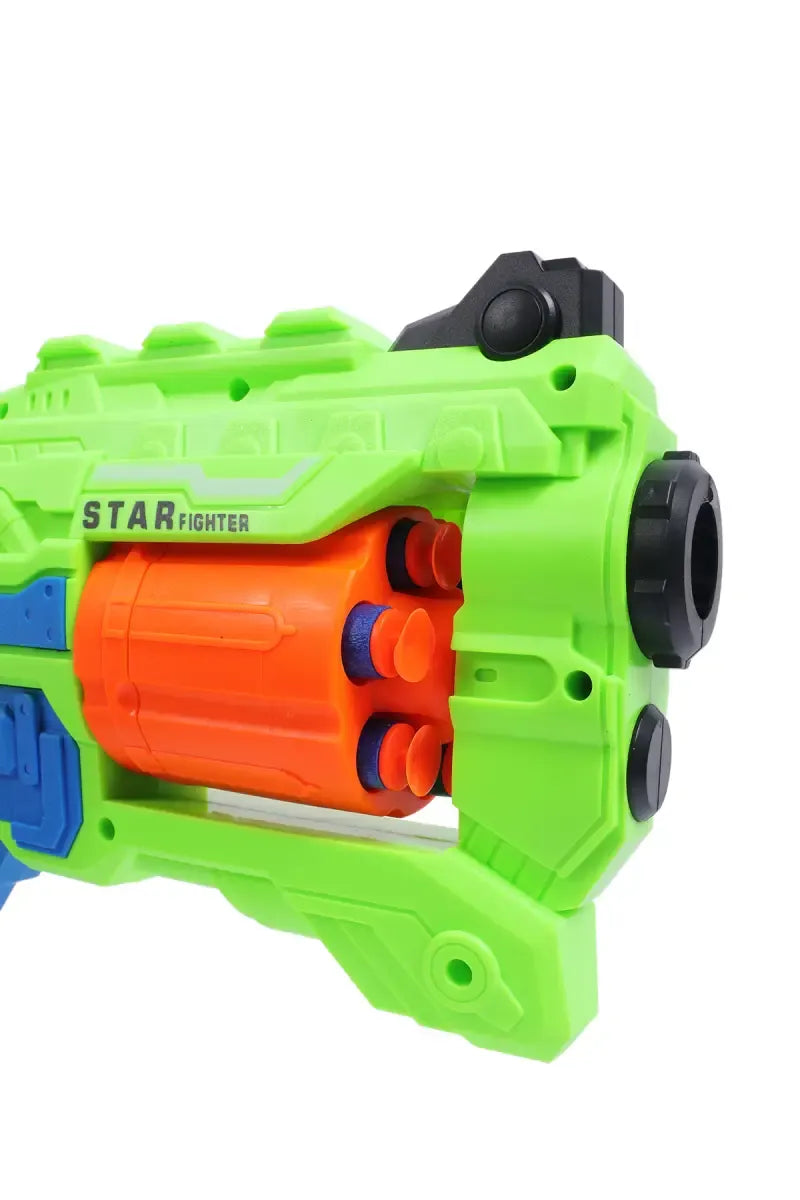 6-Dart Rotating Drum Soft Bullet Gun Toy