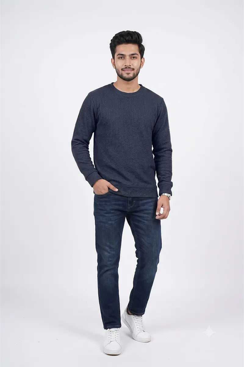 Cotton Regular Fit Sweatshirt for Men