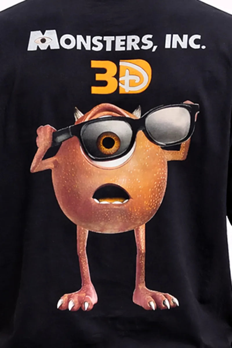 Men's Printed Drop Shoulder T-shirt - 2kboys (Style men028302) - Black