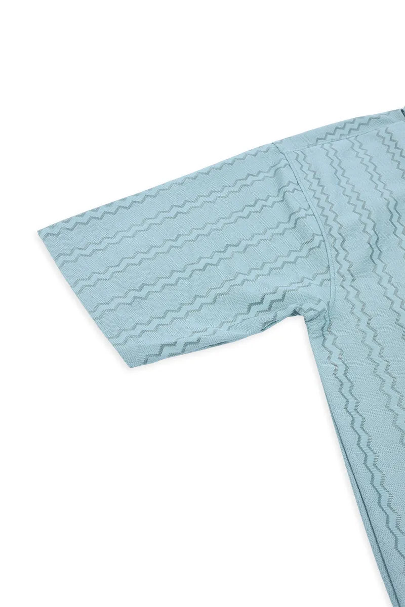 Polyester Striped Shirt for Men