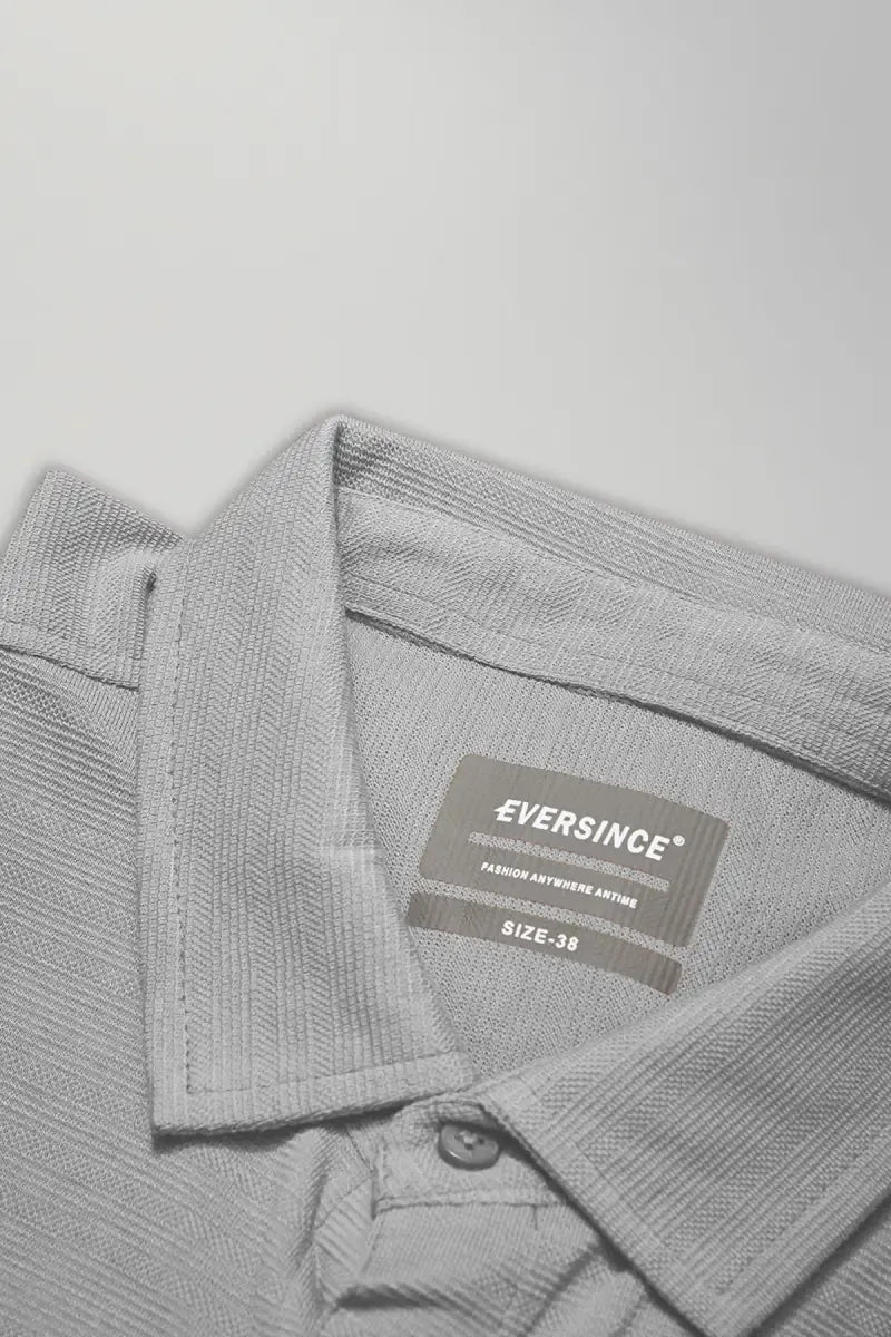 Cotton Blend Self designed Casual Shirt for Men