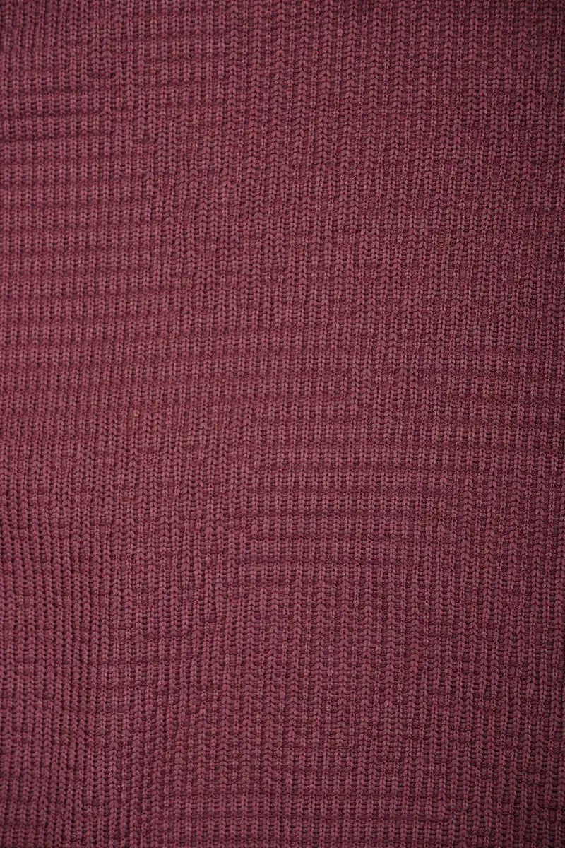 Self Design Cotton Hoodie for Boys - Wine - View 2