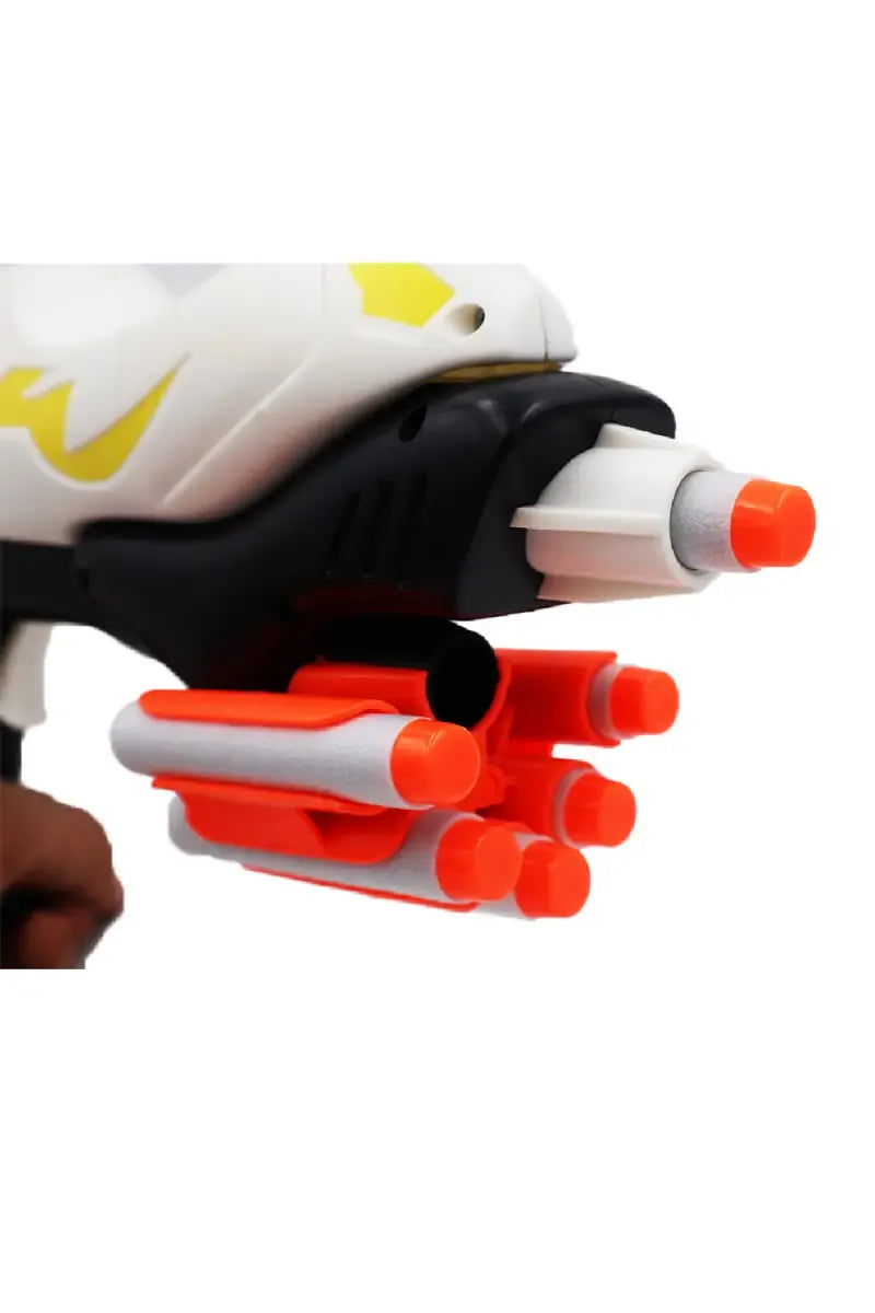 Super Blaster Manual Gun Toy with 10 Soft Bullets