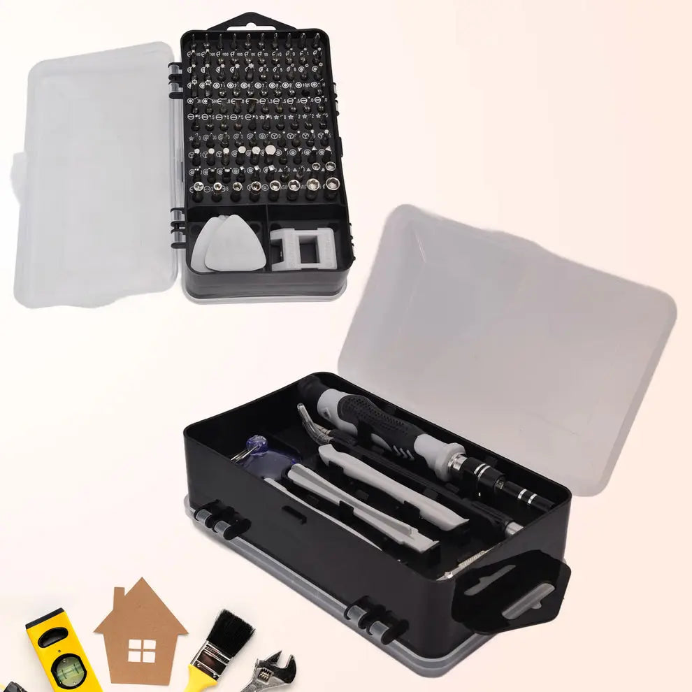 Screwdriver Electronic Laptop Mobile Repair Tool Kit (117 Pcs Set) HP DD