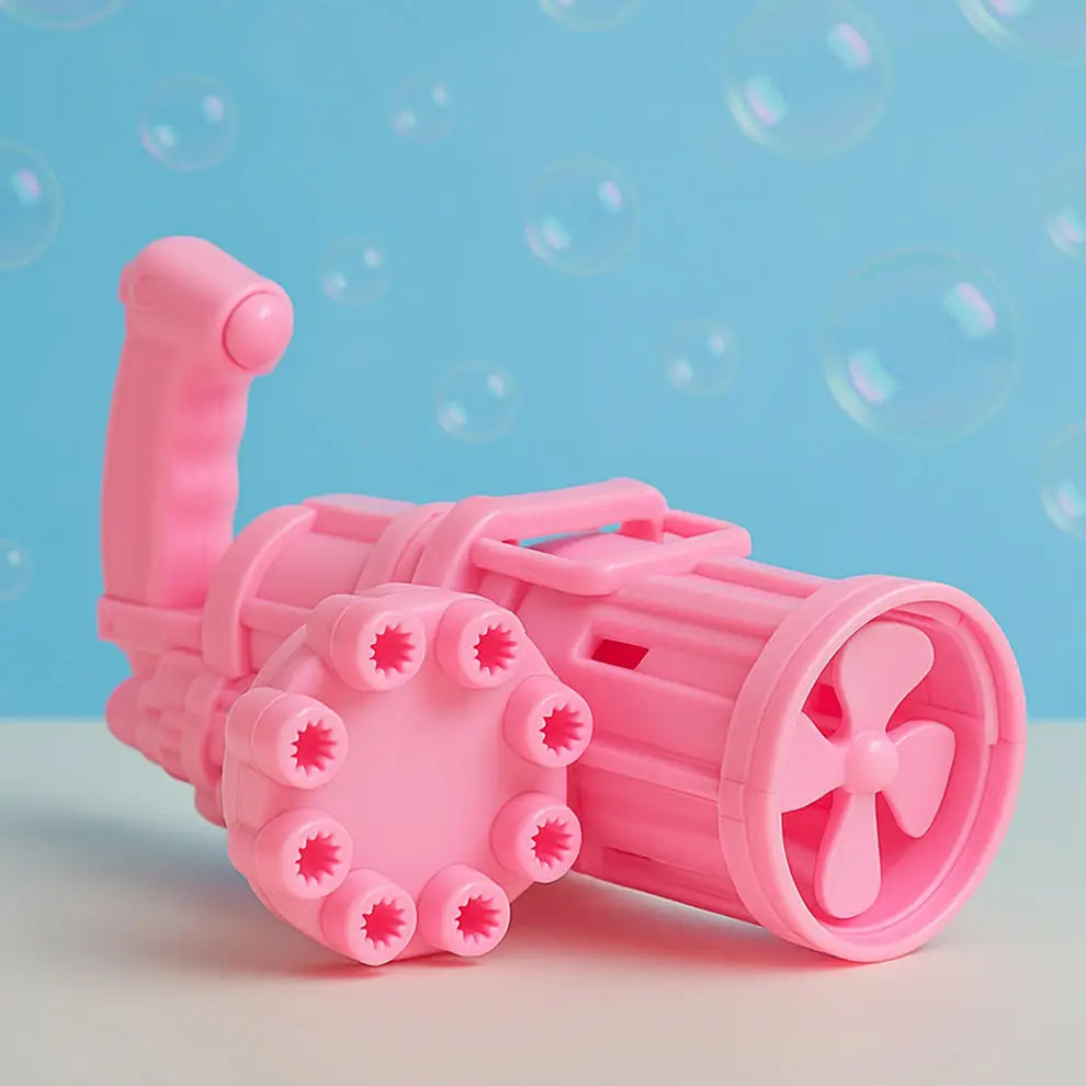 8-Hole Battery-Operated Bubble Gun – Fun Toy for Kids HP DD