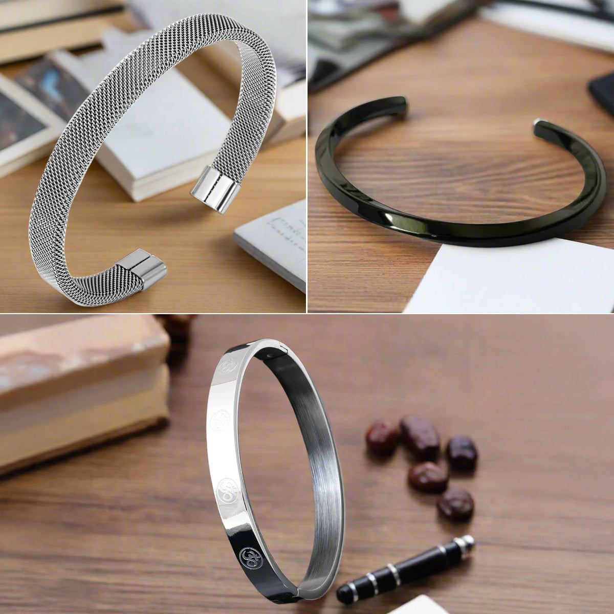 Jazz and Sizzle Bracelet Combo For Men 3in1