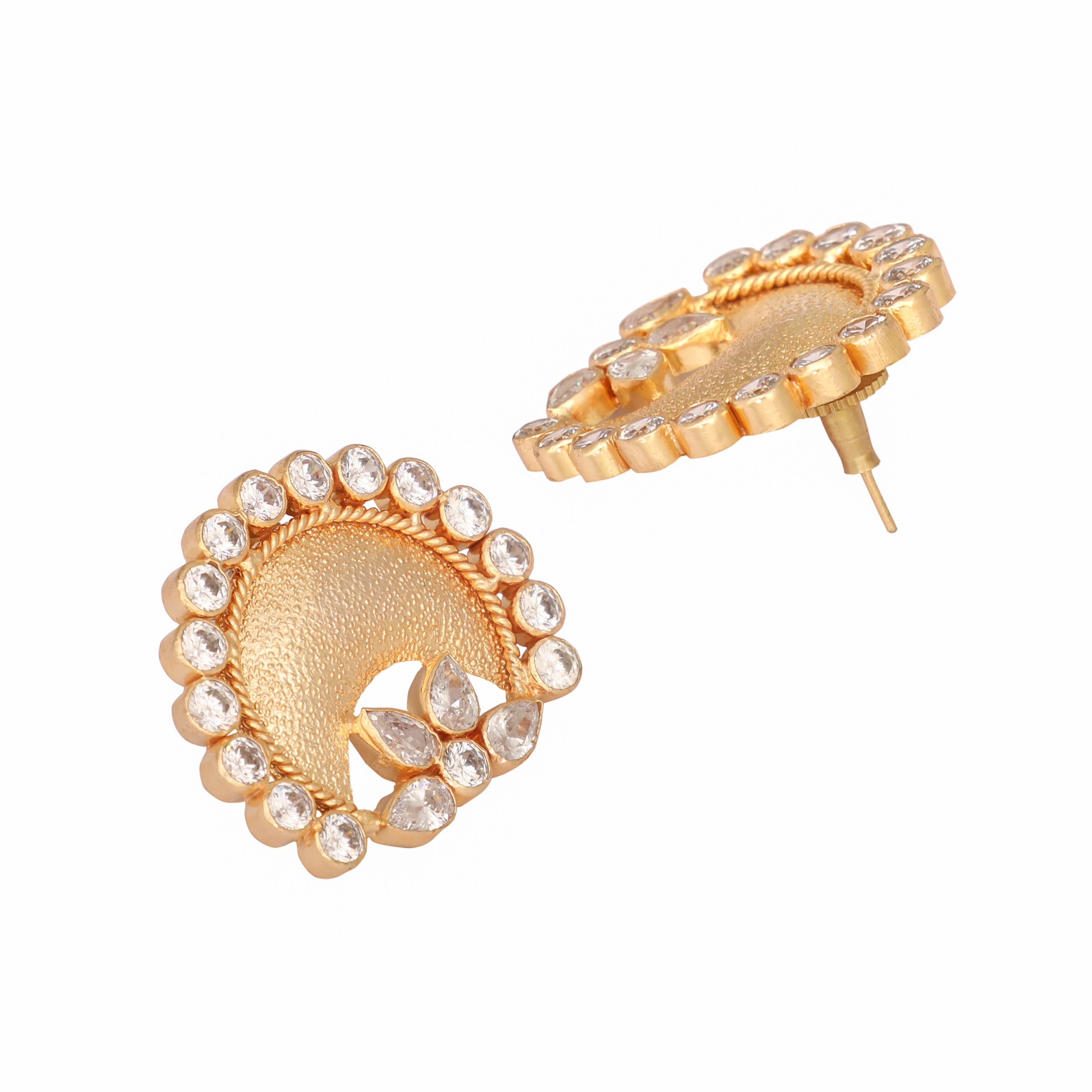 22K Gold Plated Stud Earrings