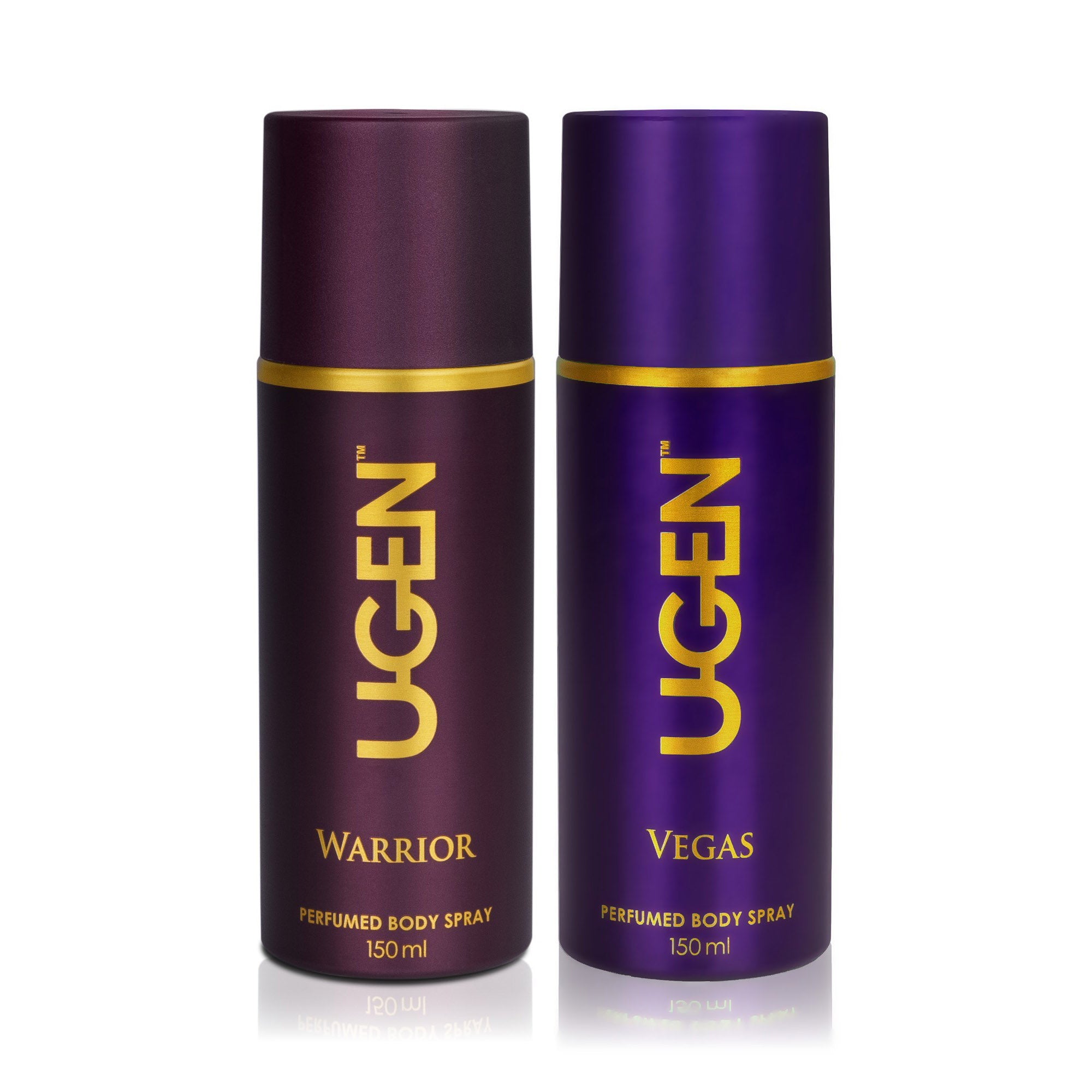 Ugen Warrior Deodorant 150Ml + Ugen Vegas Deodorant 150Ml (Pack Of 2)